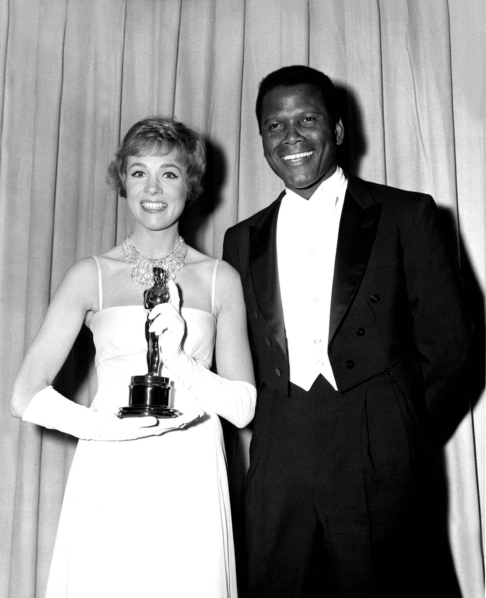 Julie Andrews and Sidney Poitier Academy Awards, 1965