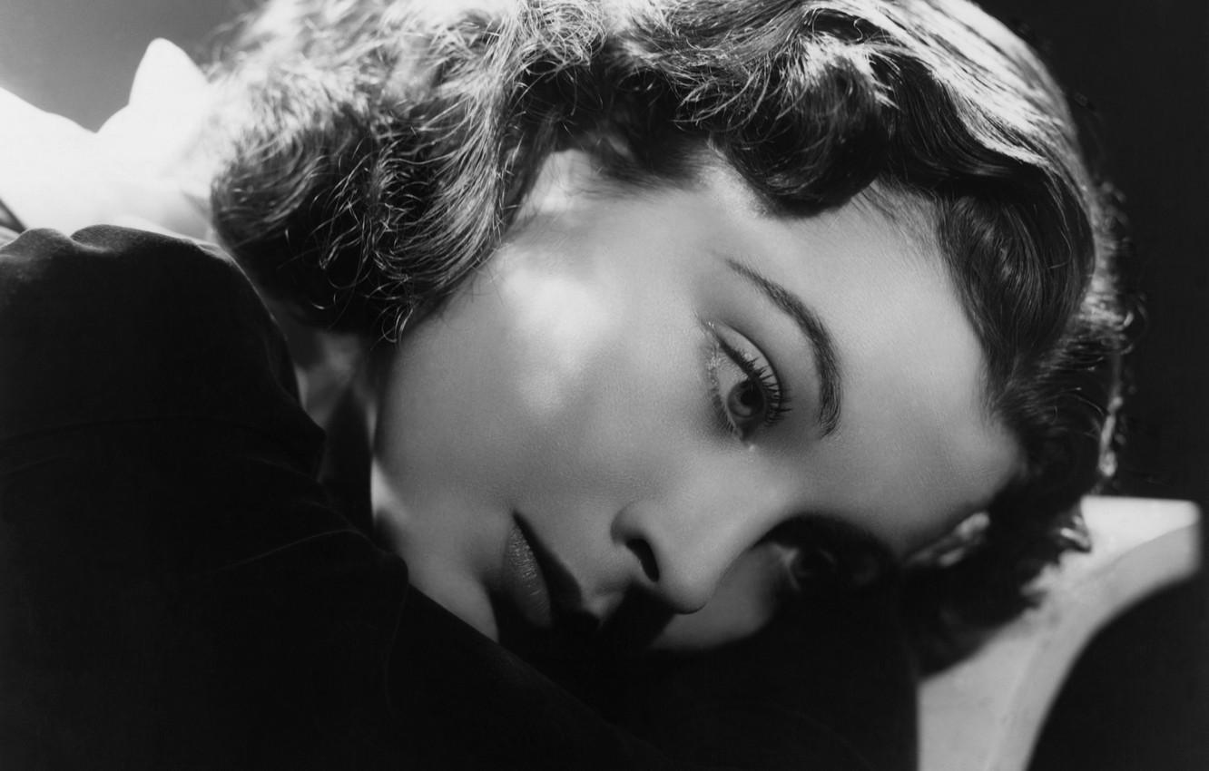 Wallpaper movies, black and white, actress, Vivien Leigh, Vivien