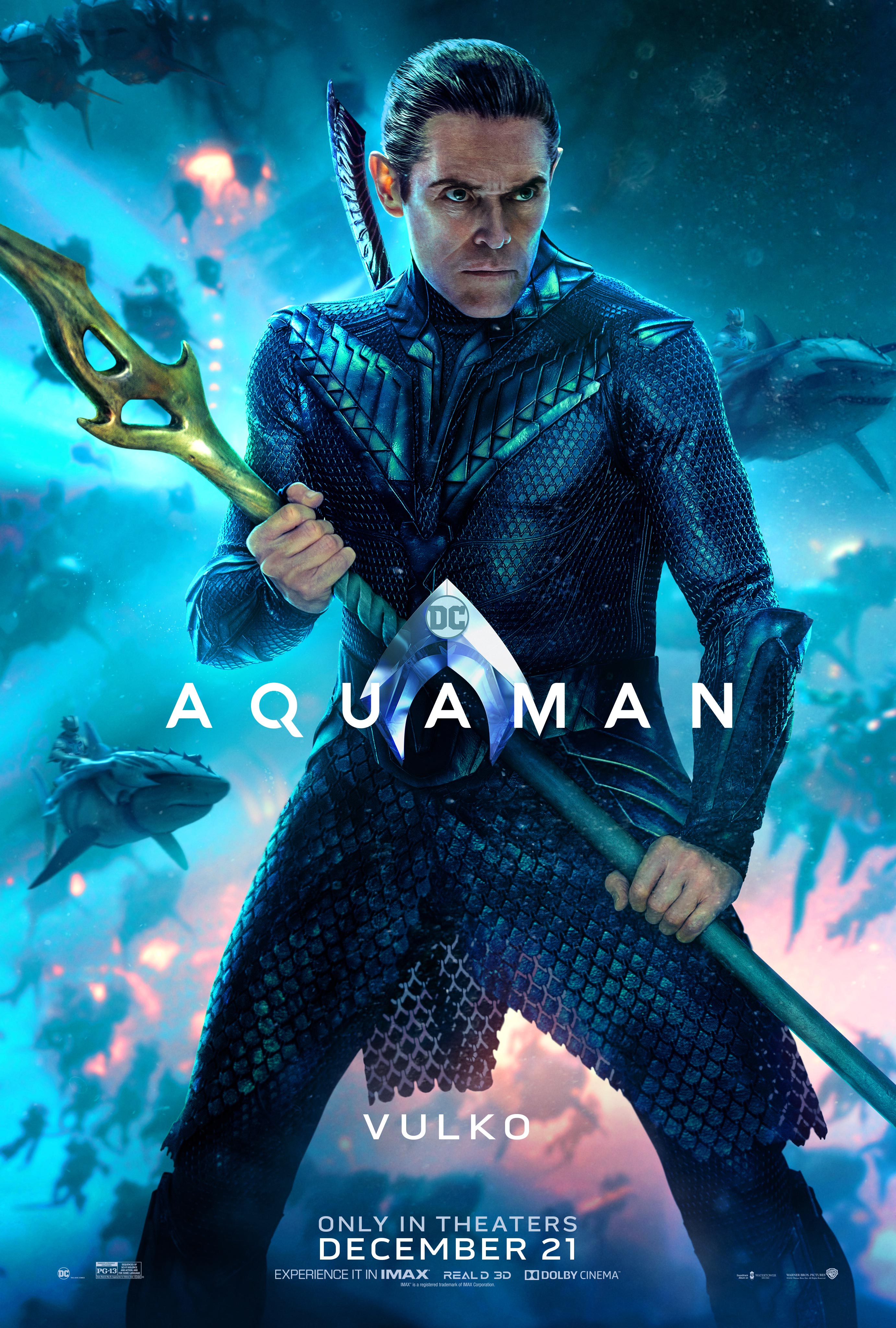 DCEU: DC extended universe image Aquaman (2018) Character Poster