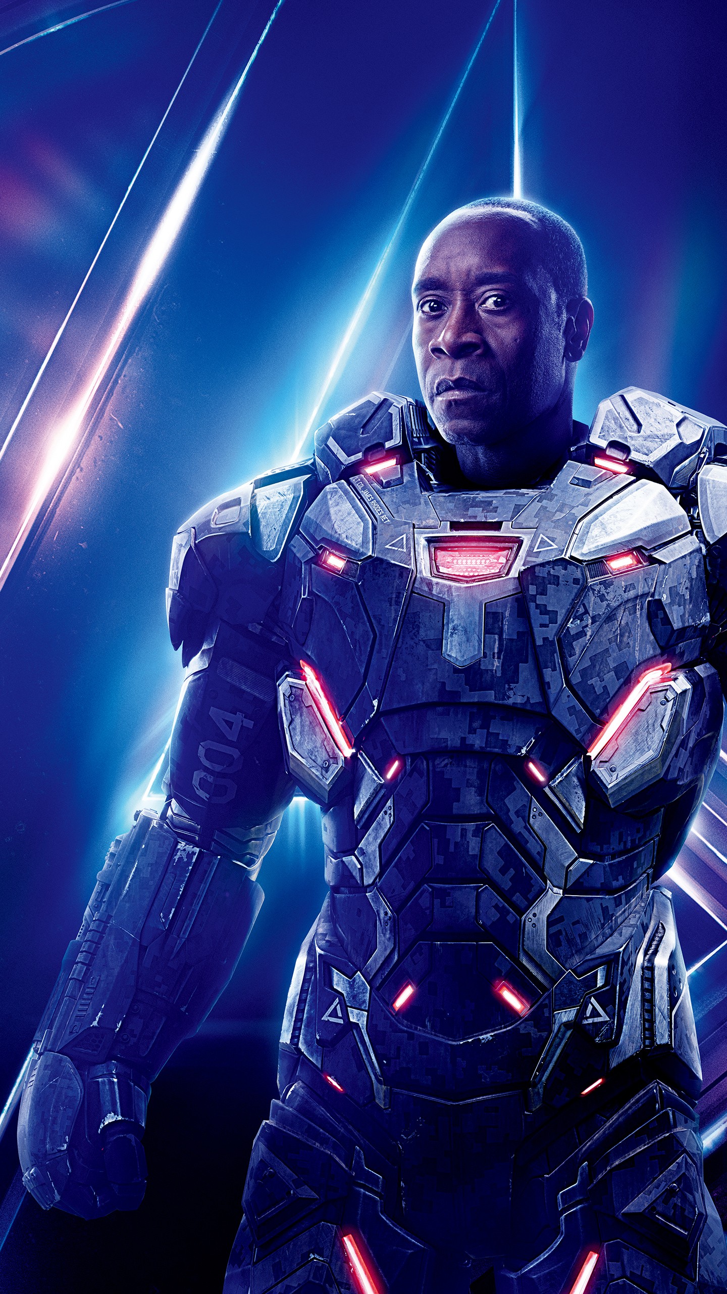 Don Cheadle as War Machine in Avengers Infinity War 5K Wallpaper