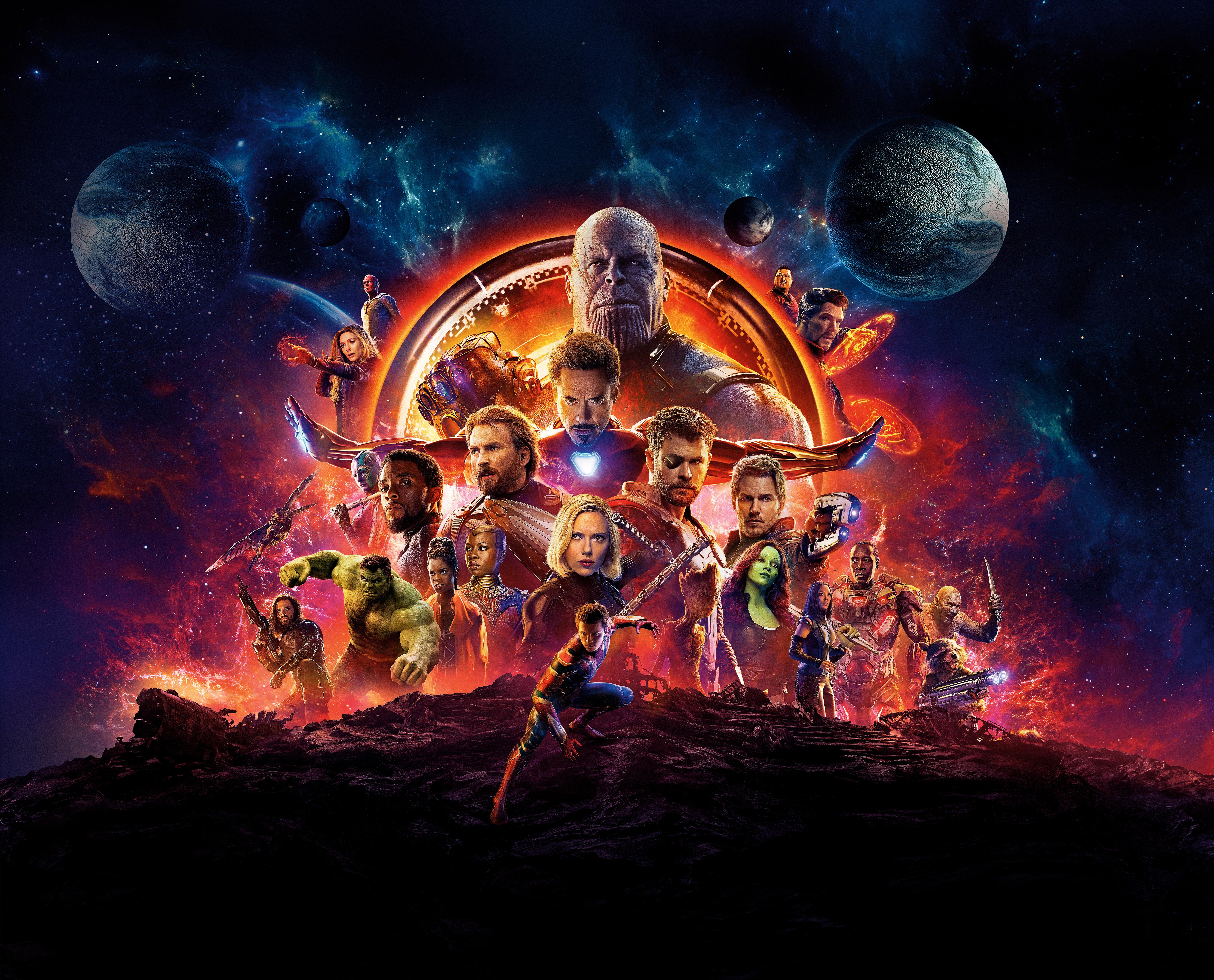 Wallpaper Avengers: Infinity War, Don Cheadle, Robert Downey Jr