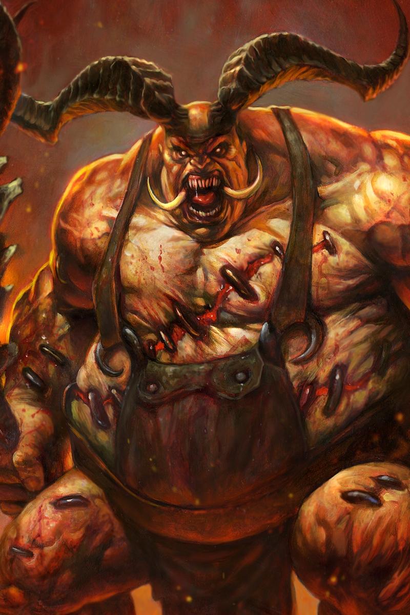 Download wallpaper 800x1200 diablo iii, blizzard entertainment