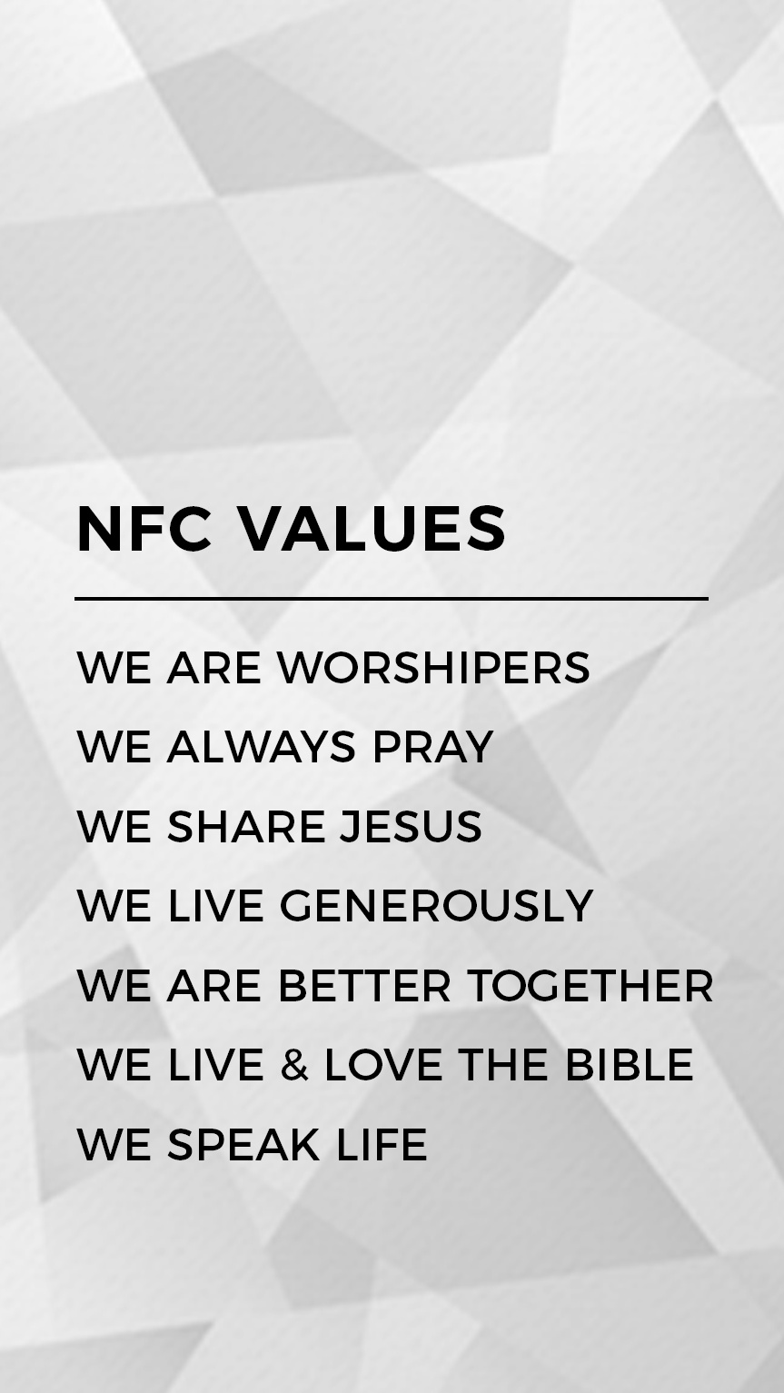 Northwest Family Church Values