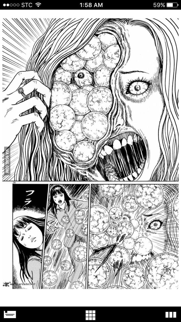 Horror Genius junji Ito for you. Been reading his work since last