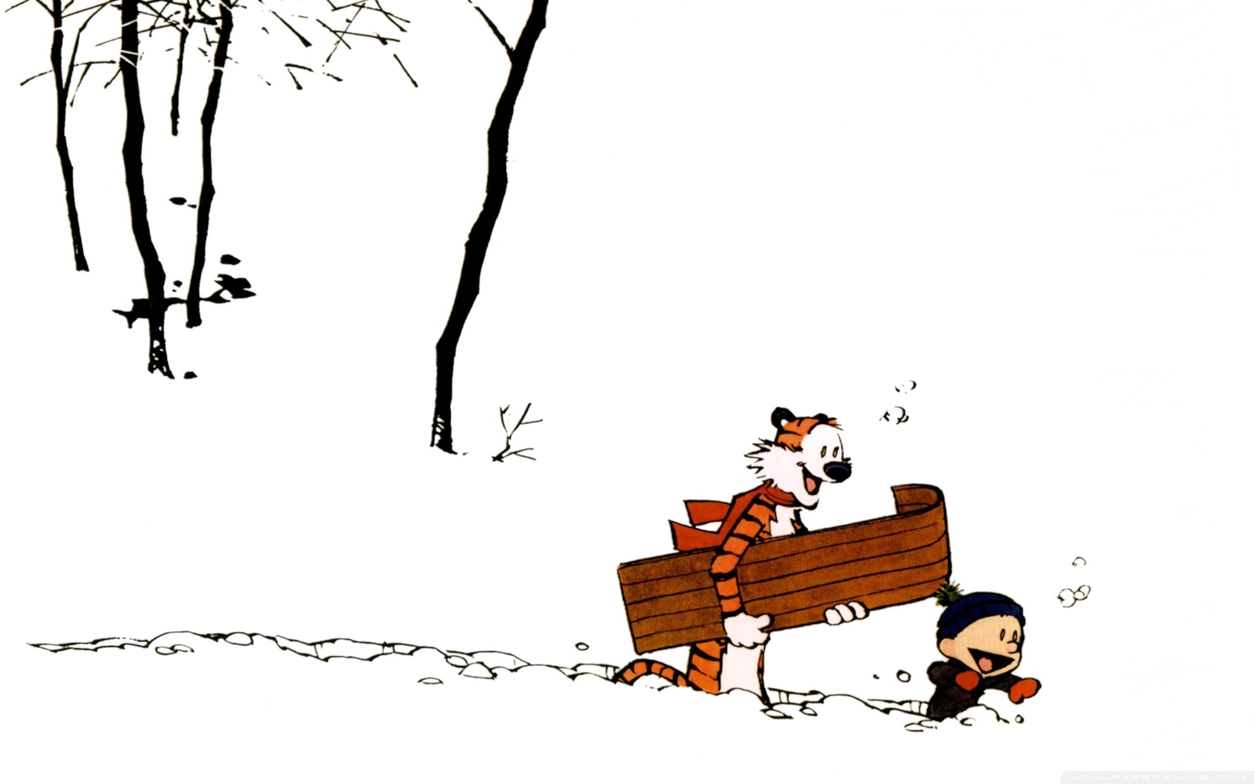 Calvin And Hobbes, Winter ❤ 4K HD Desktop Wallpaper for 4K Ultra HD