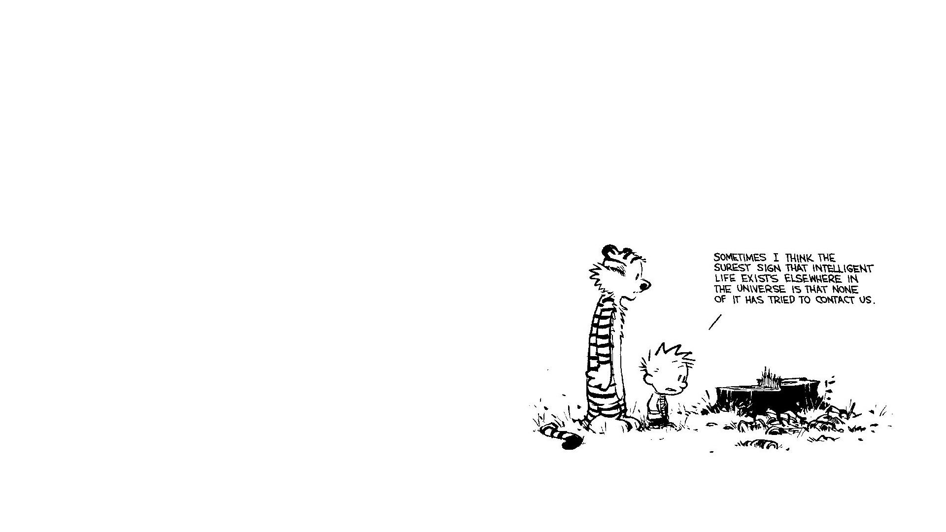 Calvin and Hobbes iPhone Wallpaper