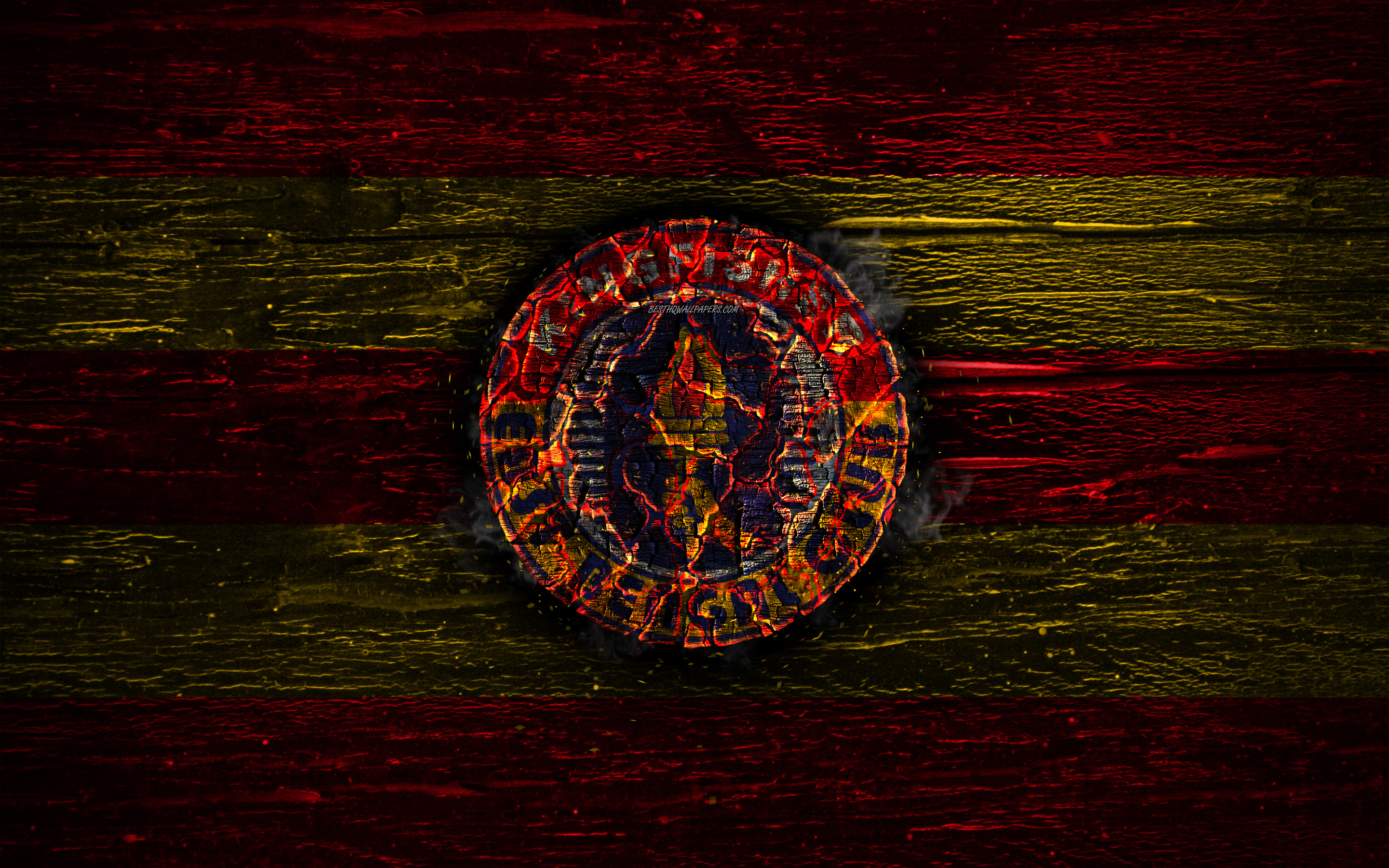Download Wallpaper East Bengal FC, Fire Logo, I League, Red
