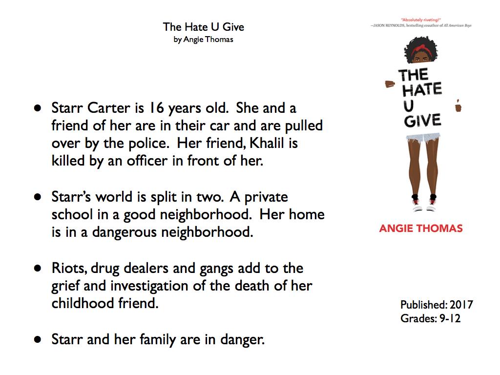 Young Adult Reading Machine: The Hate U Give