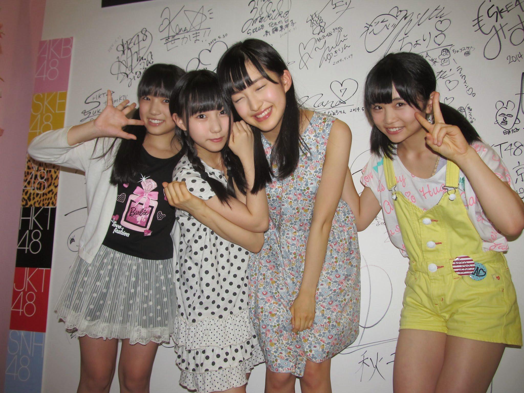 Akiyoshi Yuka, blog, HKT48, Tanaka Miku, Tashima Meru, Yabuki Nako