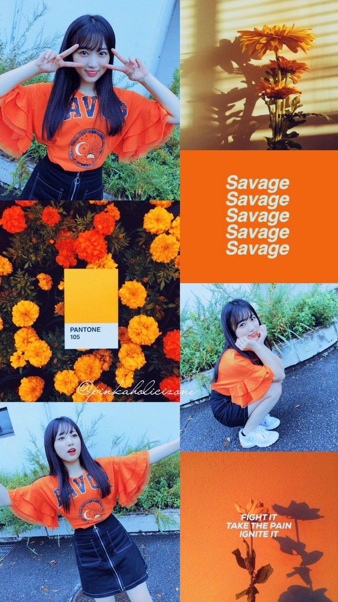 Yabuki Nako Orange Theme Wallpaper You are free to use my posted