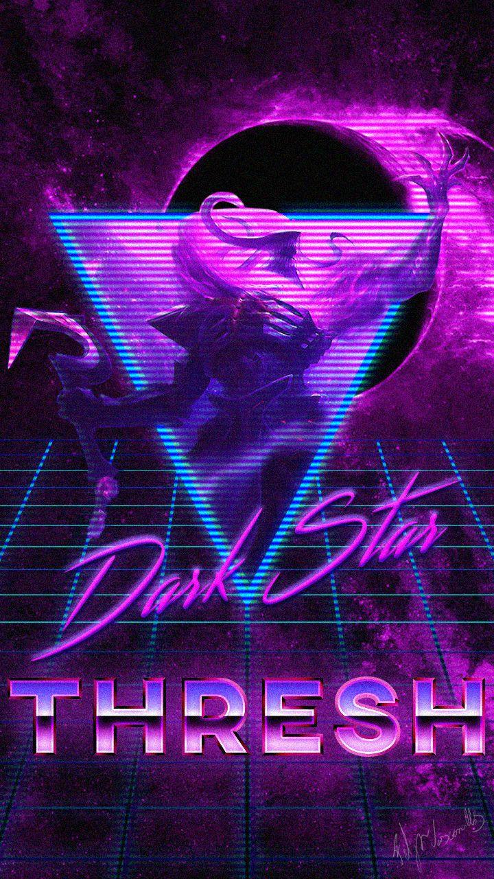 Retro Dark Star Thresh phone wallpaper 720x1280. Cool Shit #BBDiG