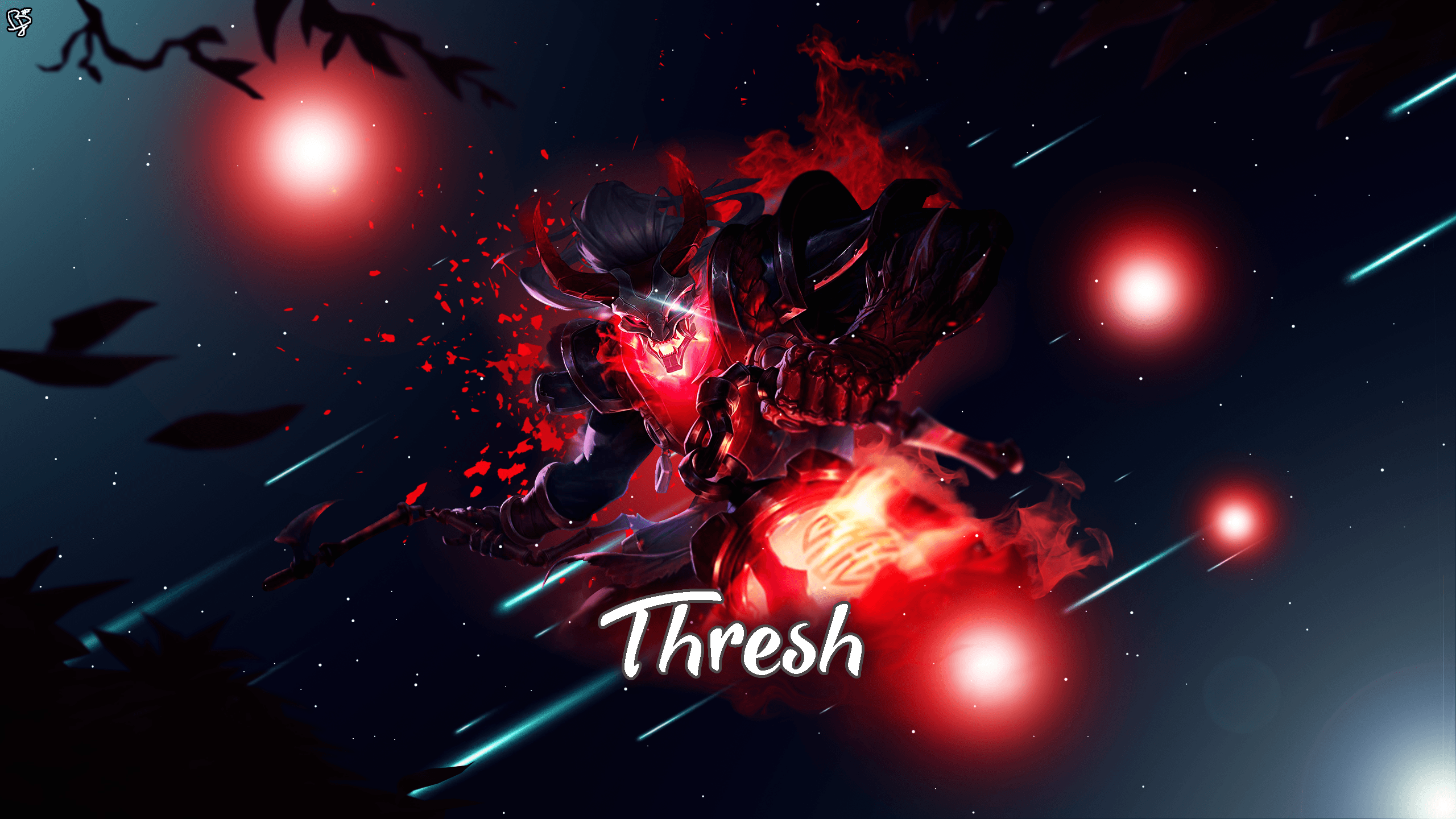 Blood Moon Thresh Wallpaper