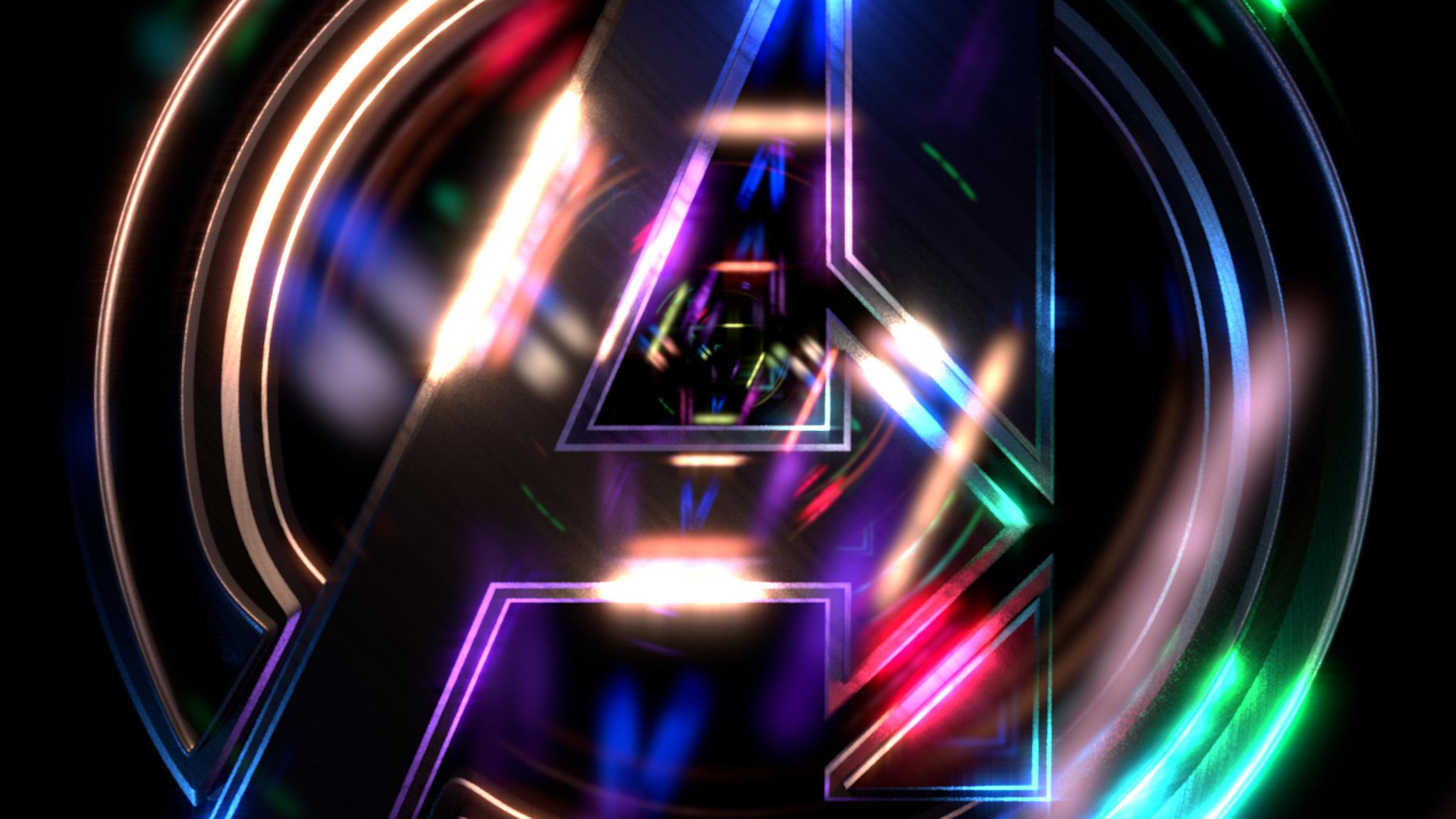 Avengers Infinity War Logo 2048x1152 Resolution HD 4k