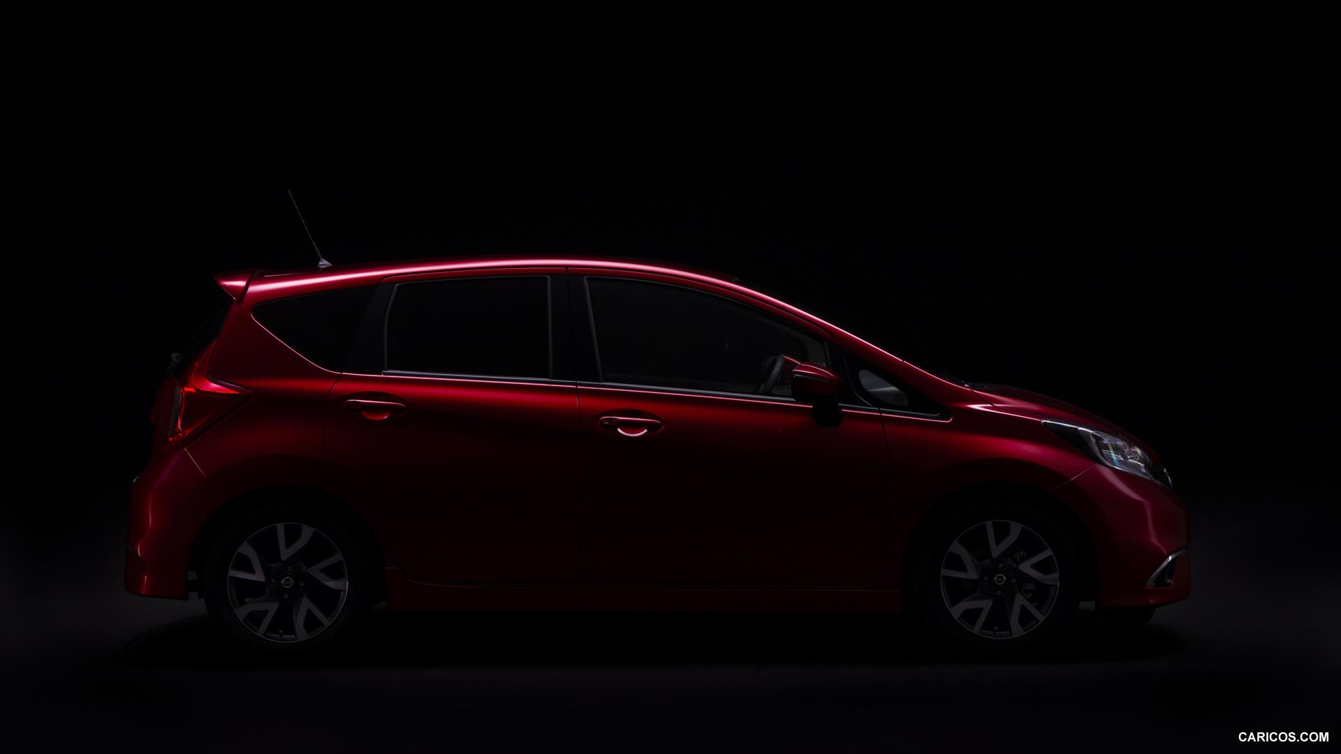 Nissan Note Red. HD Wallpaper