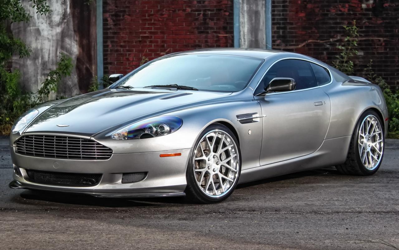 Silver Aston Martin DB9 wallpaper. Silver Aston Martin DB9 stock