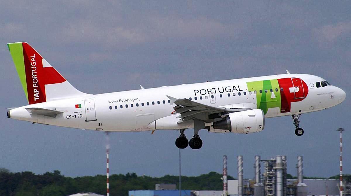The Airbus A319 From Tap Portugal