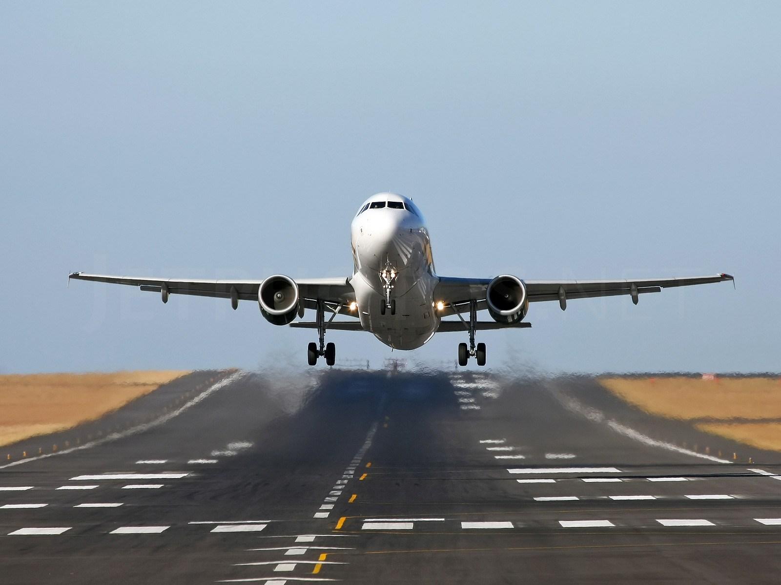 Airbus A319 Landing Wallpaper