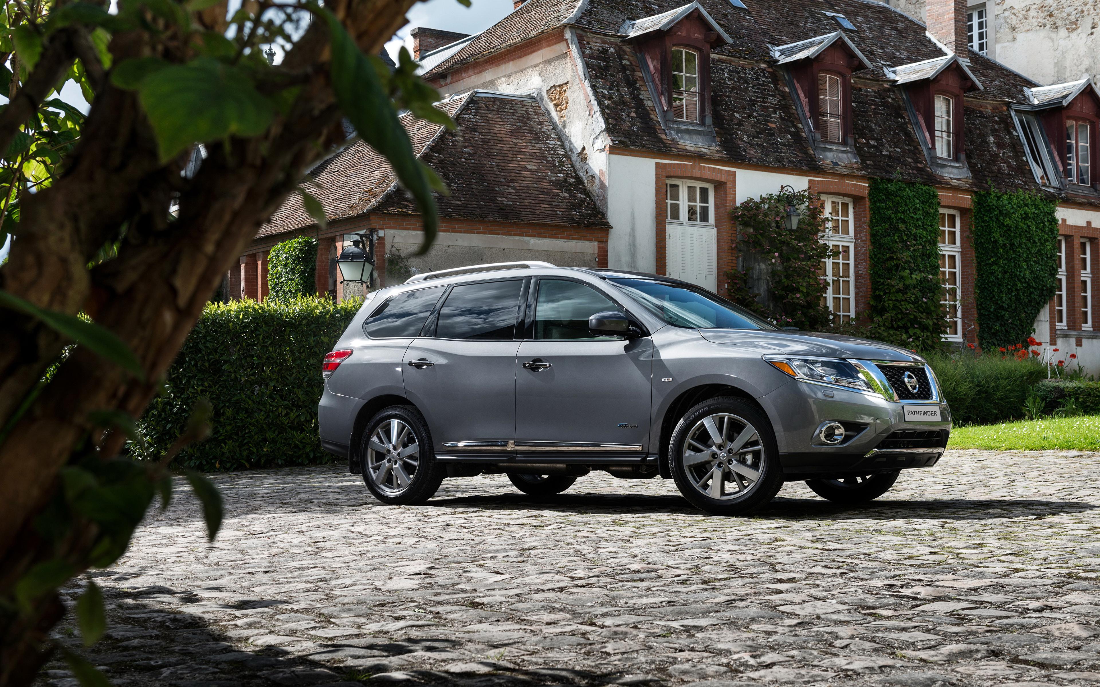 Wallpaper Nissan 2015 Pathfinder Grey Cars 3840x2400