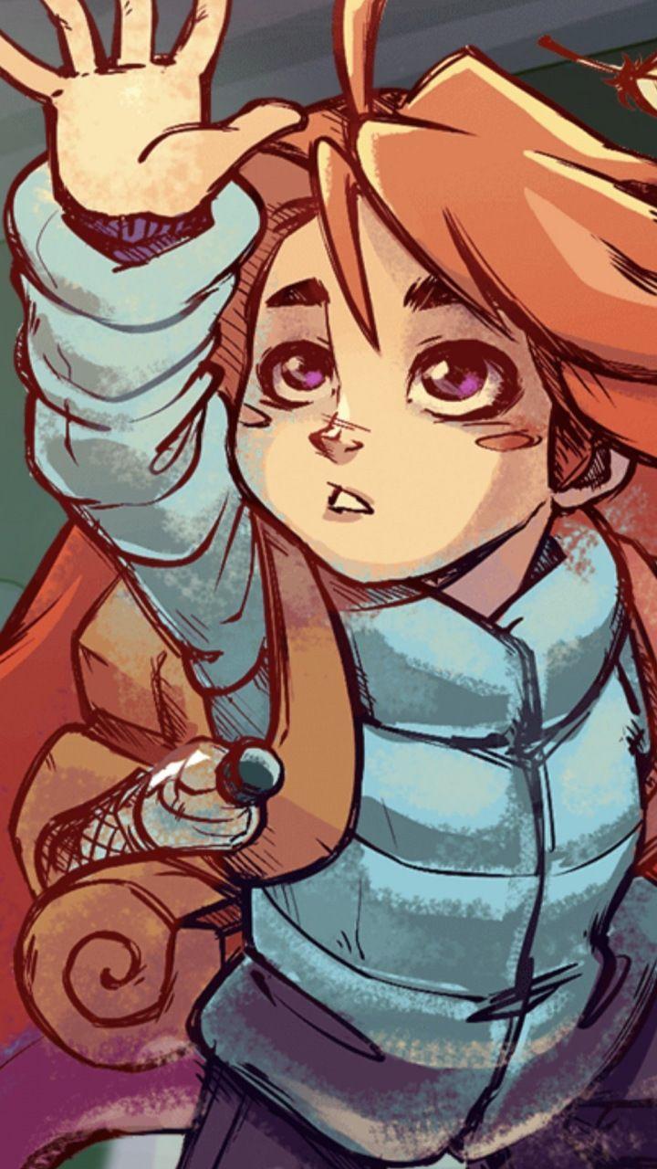 Red head, girl, Celeste, game, video game, 2018, 720x1280 wallpapers