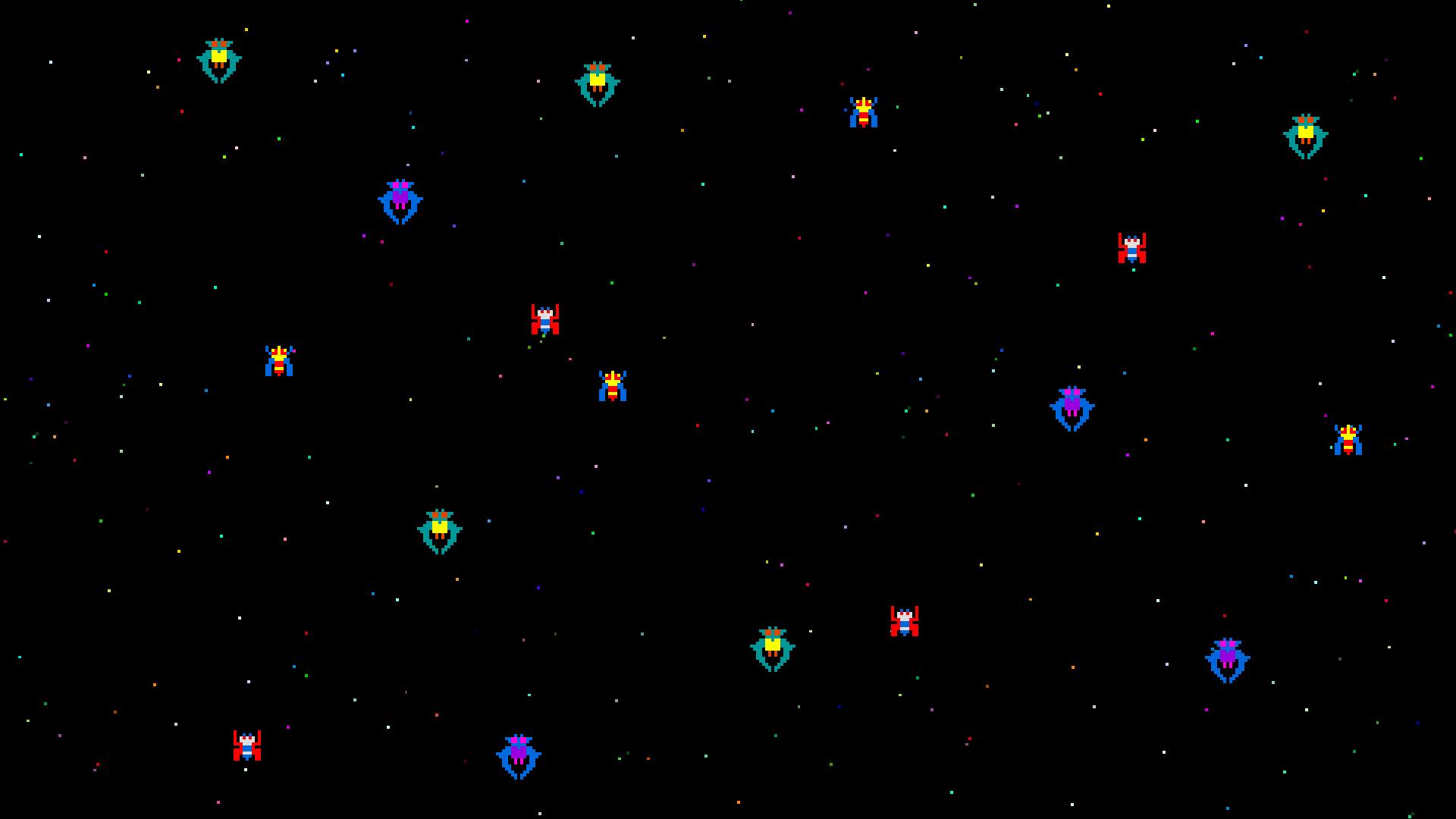 Galaga HD Wallpaper and Background Image