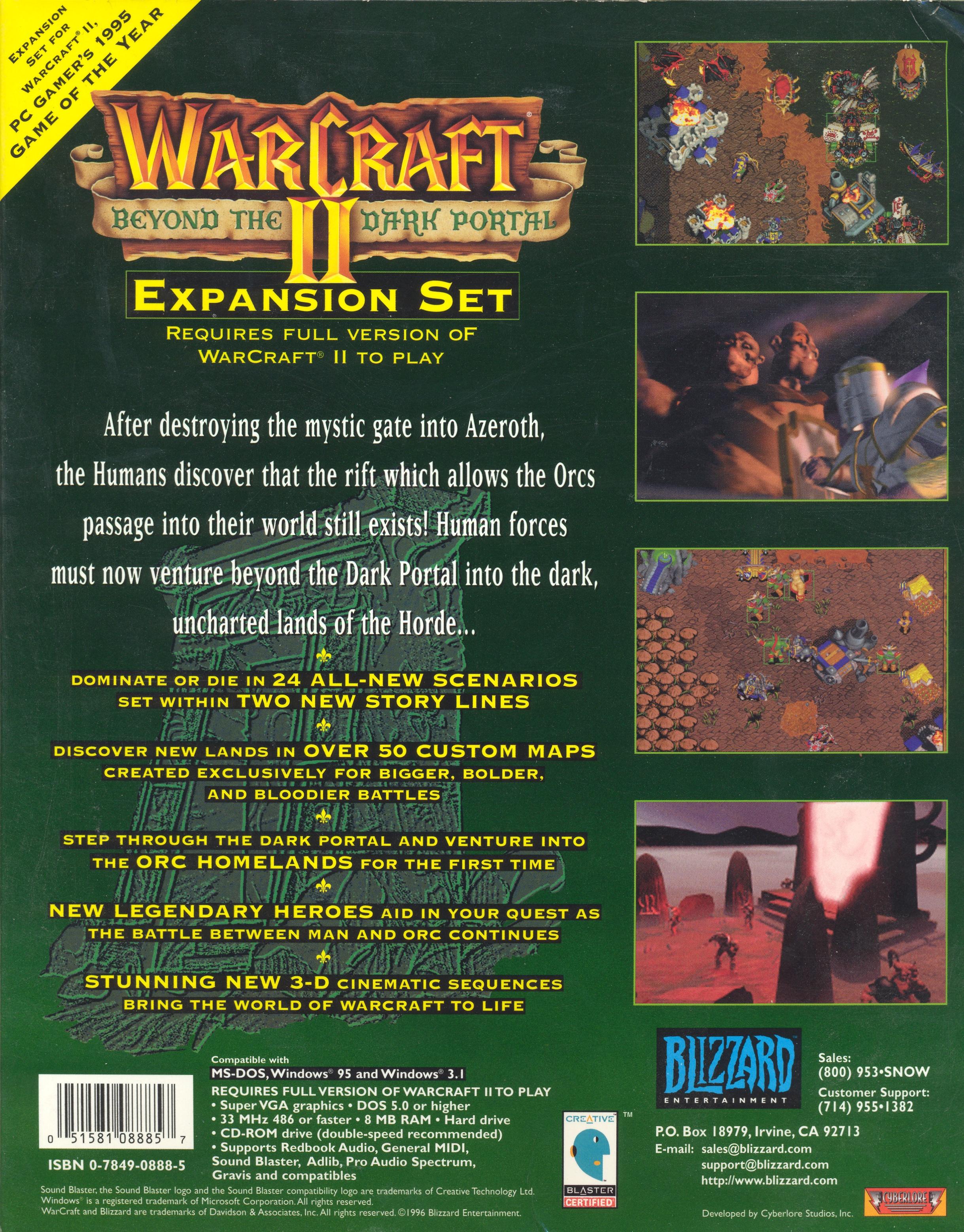 Warcraft II: Beyond The Dark Portal Details Games Database