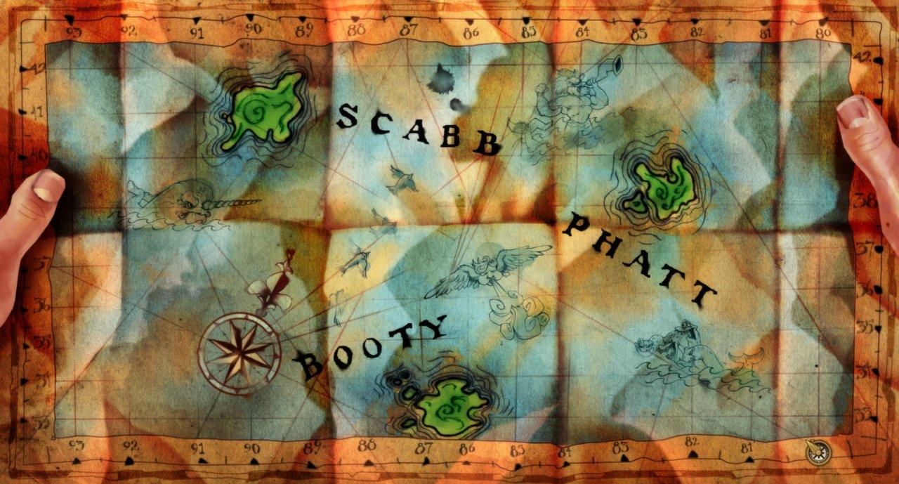 Monkey Island 2: LeChuck's Revenge Map, Tri Island Area (SE) - DJ