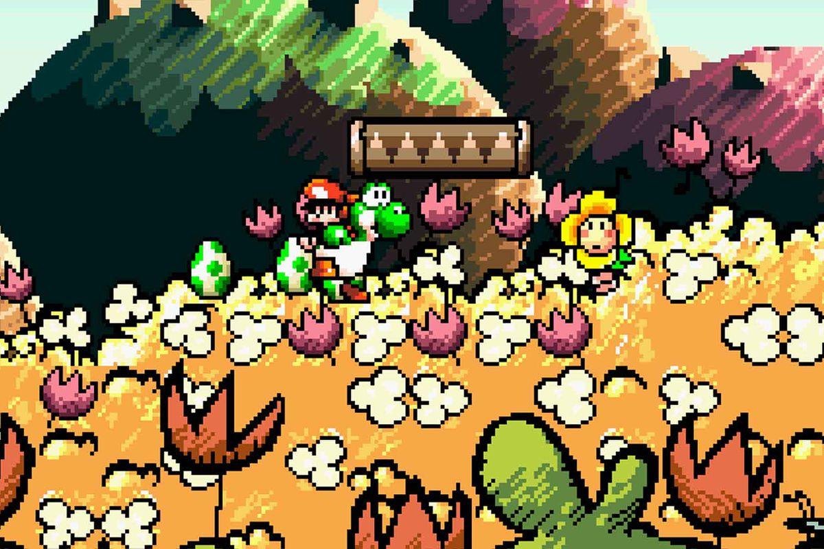 Super Mario World 2 Yoshis Island Wallpapers Wallpaper Cave