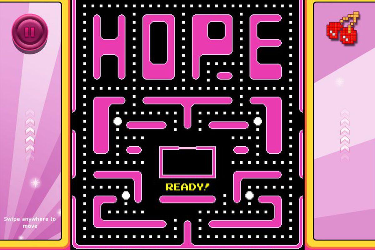Now You Can Help Ms. Pac Man Fight Breast Cancer