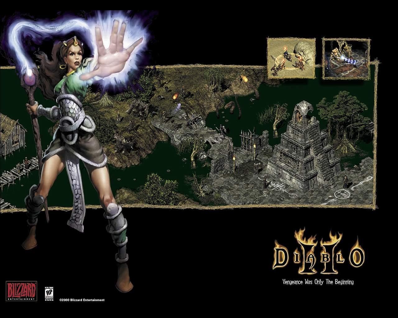 Wallpaper Diablo Diablo 2 Games