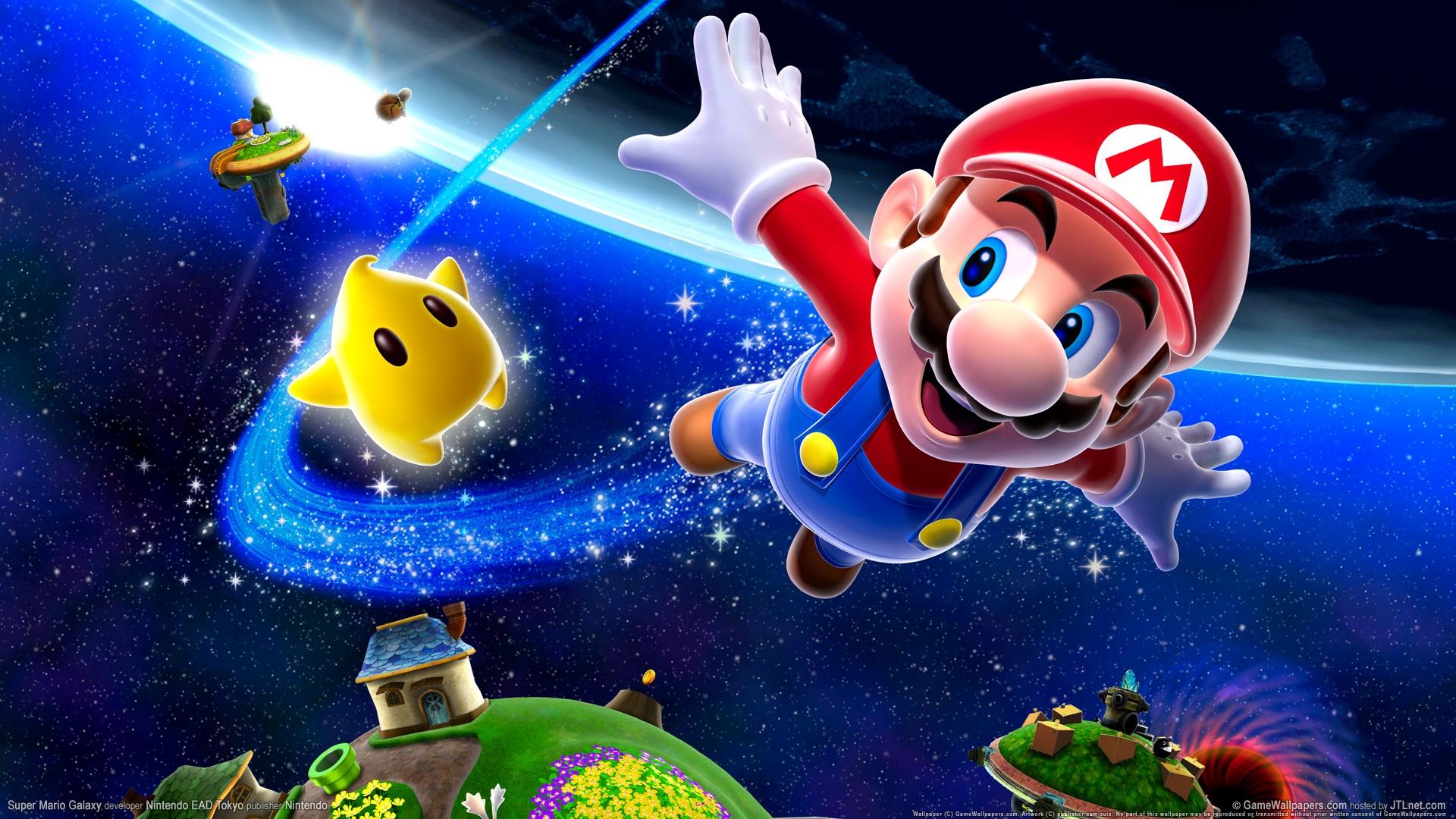 Super Mario Galaxy Wallpaper in jpg format for free download