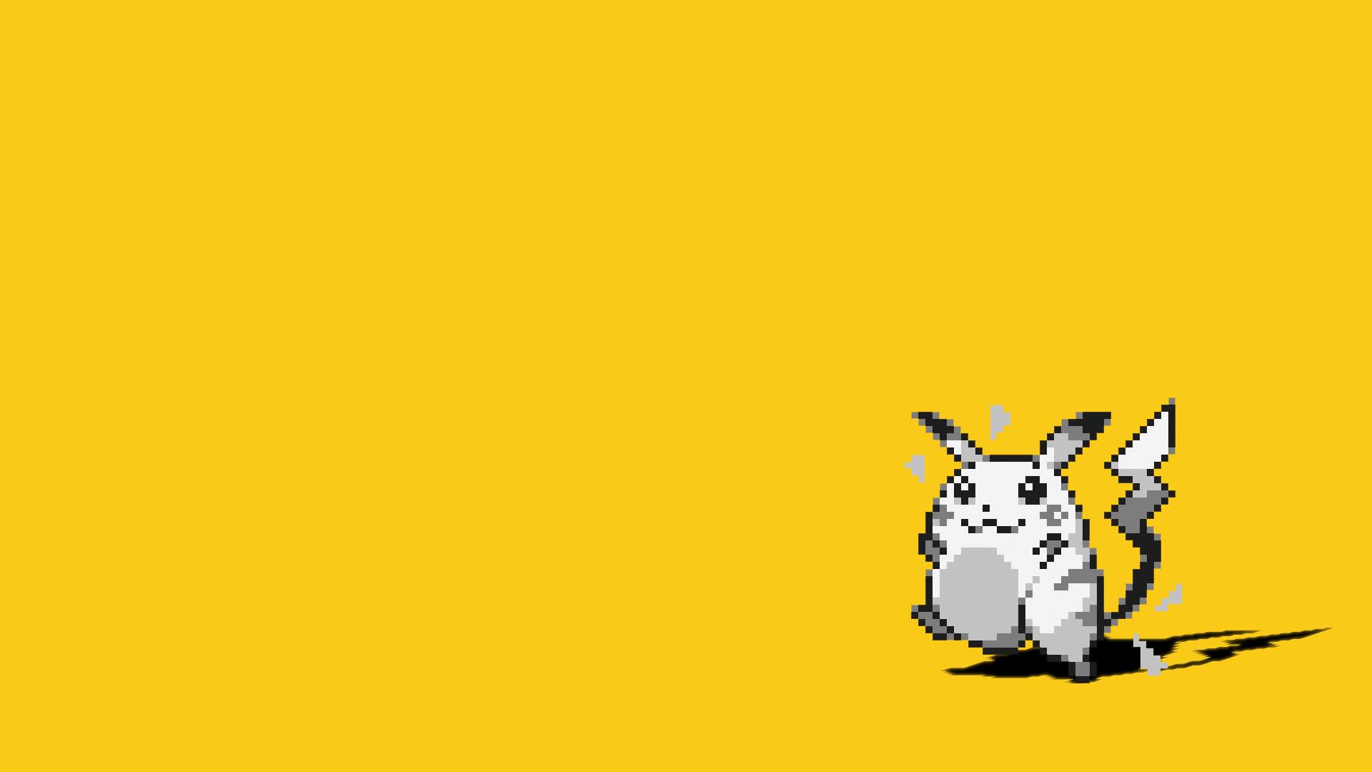 Pikachu Wallpaper 4K, Pokemon, Yellow background