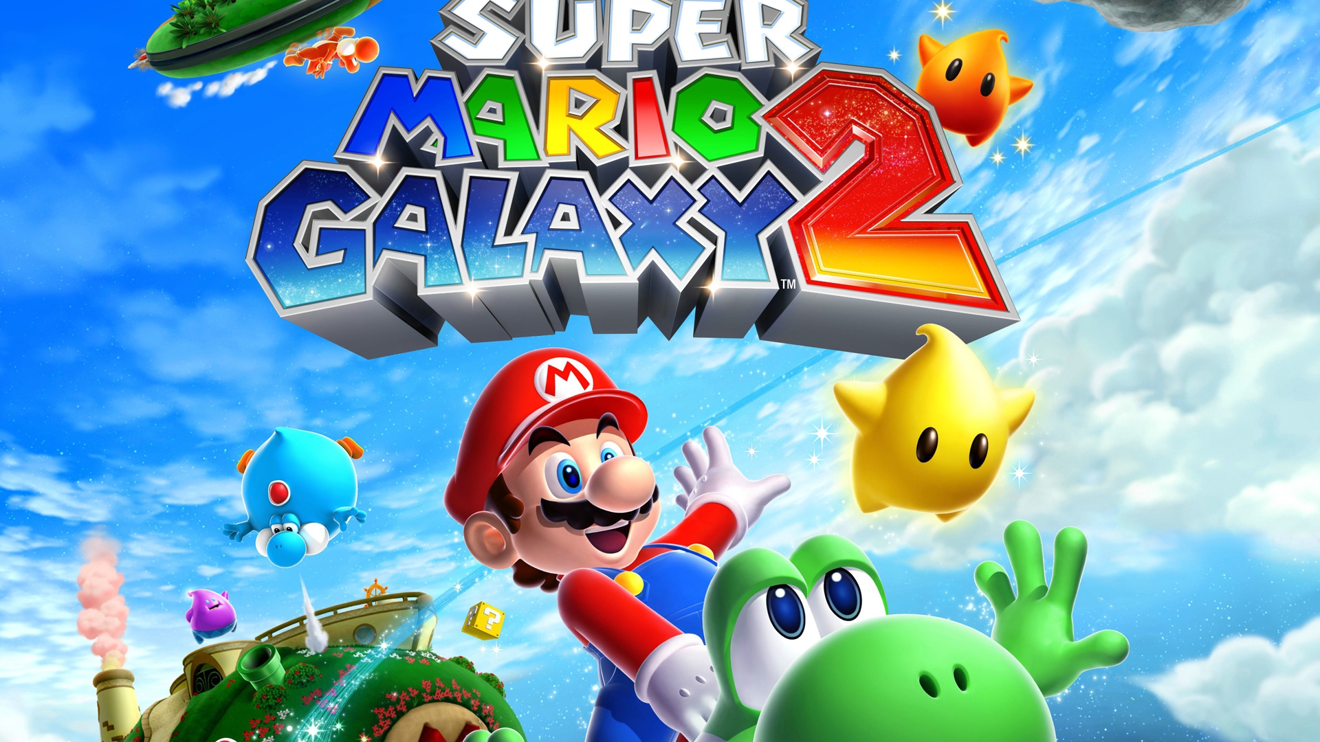 Super Mario Galaxy Wallpaper 4K (1920x1080 px)