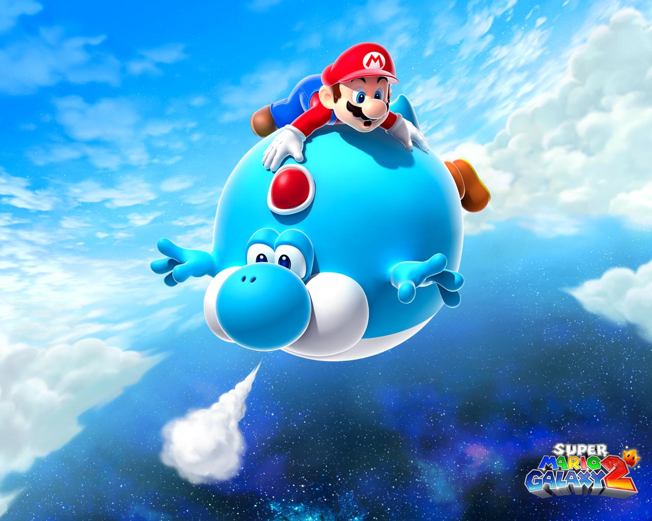 Flying Mario Mario Galaxy 2 Wallpaper