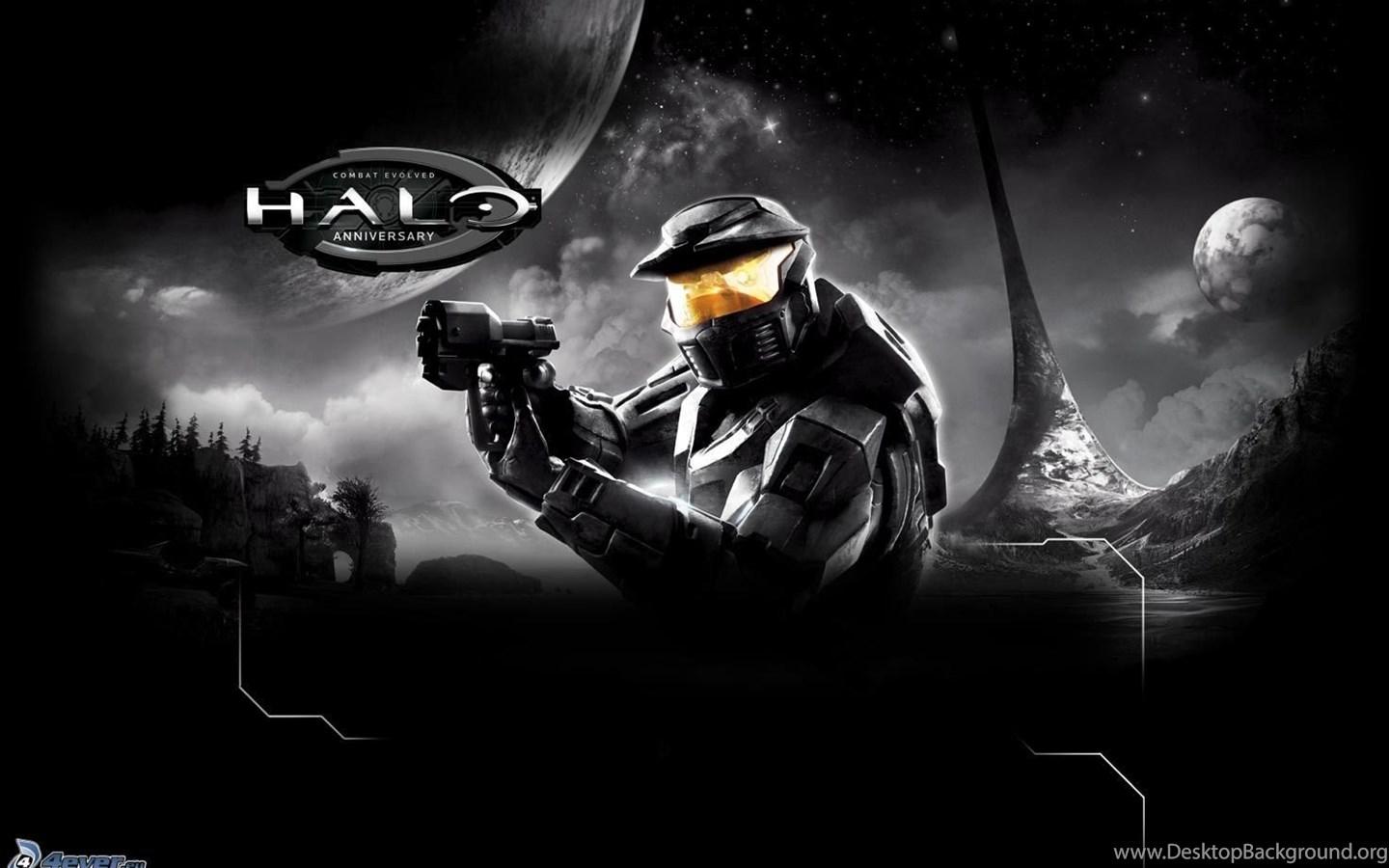 Halo combat evolved anniversary, sci fi soldier Desktop