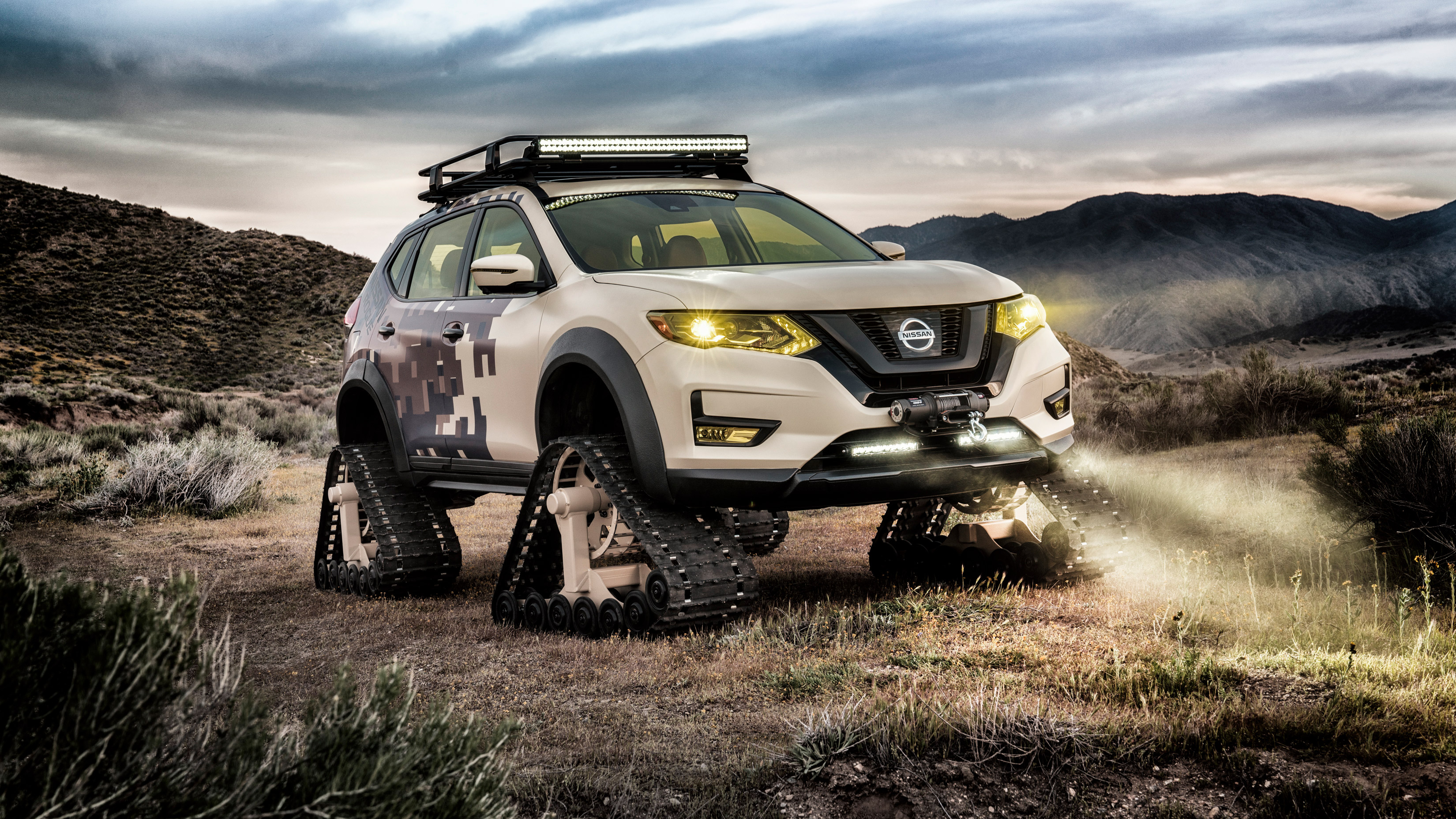Wallpaper Nissan Rogue Trail Warrior Project, Concept cars, 2017