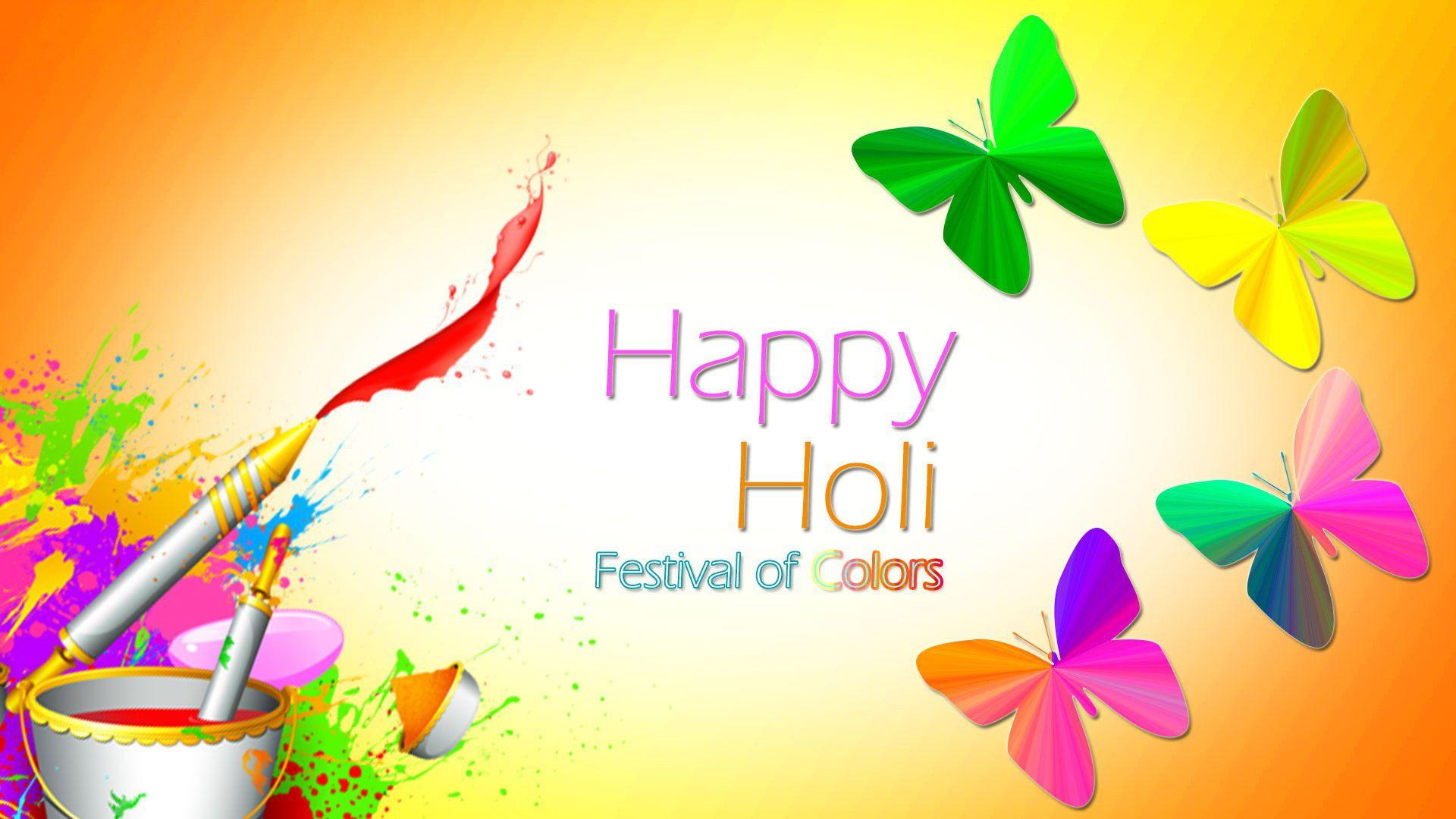 Happy Holi Festival Of Colors HD Wallpaper