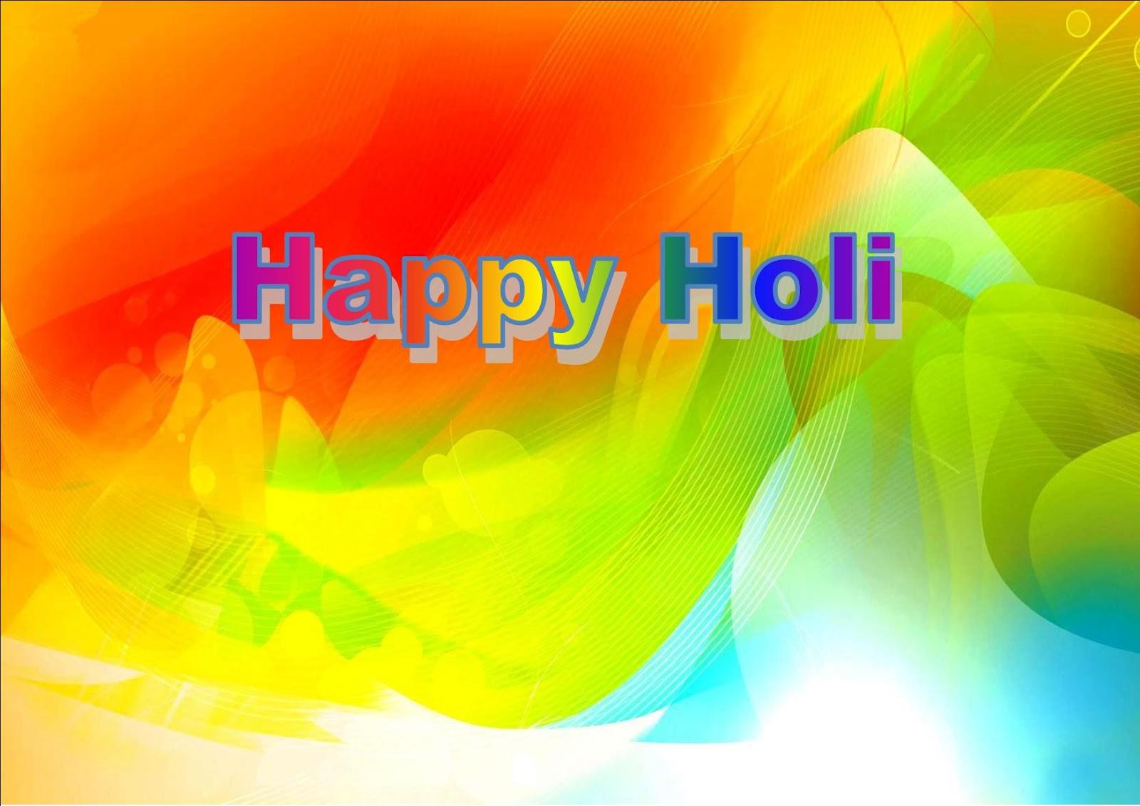 Desktop Wallpaper: Happy Holi The Festival Of Colors