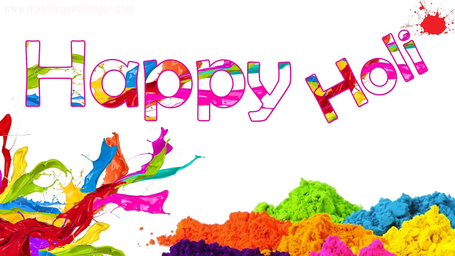 Happy Holi Colors Festival Greetings Wishes D Hd Wallpaper PIC