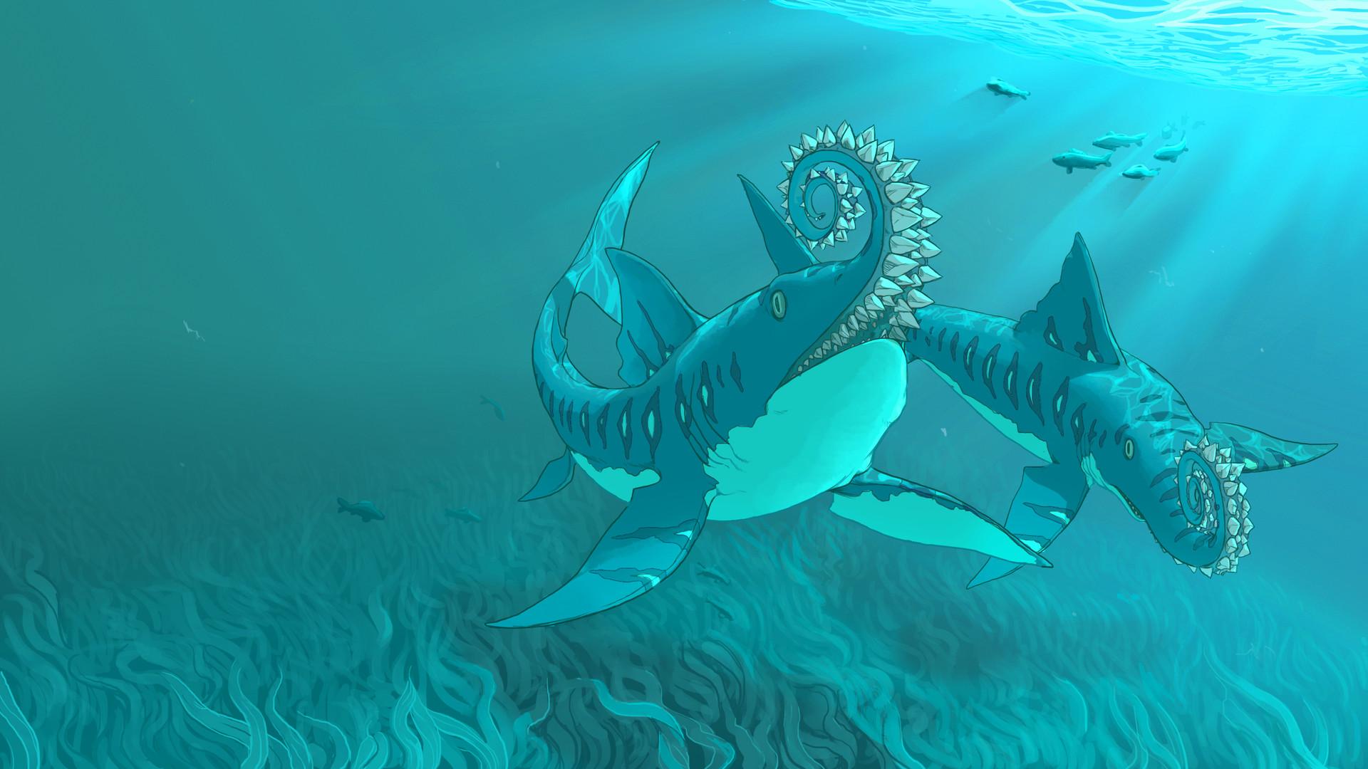 Helicoprion Concept Art, Blayne E. Fox