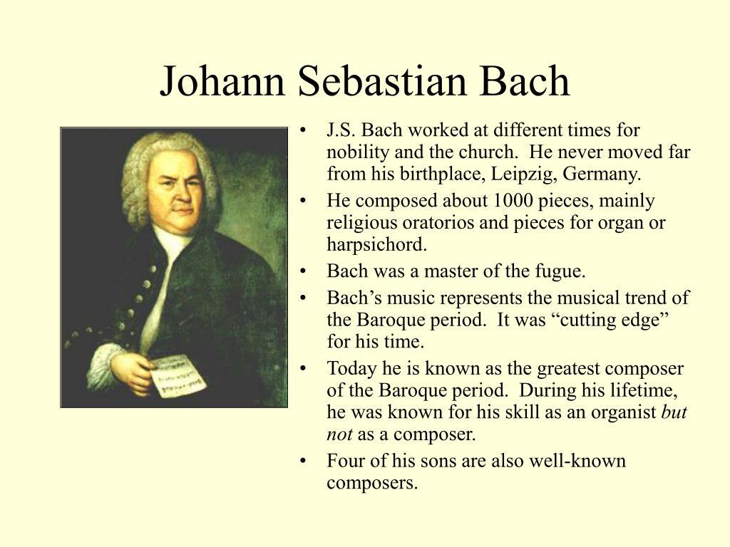 PPT Sebastian Bach PowerPoint Presentation