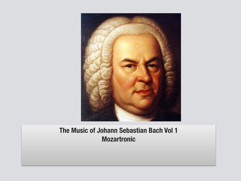 The Music Of Johann Sebastian Bach Vol. 1