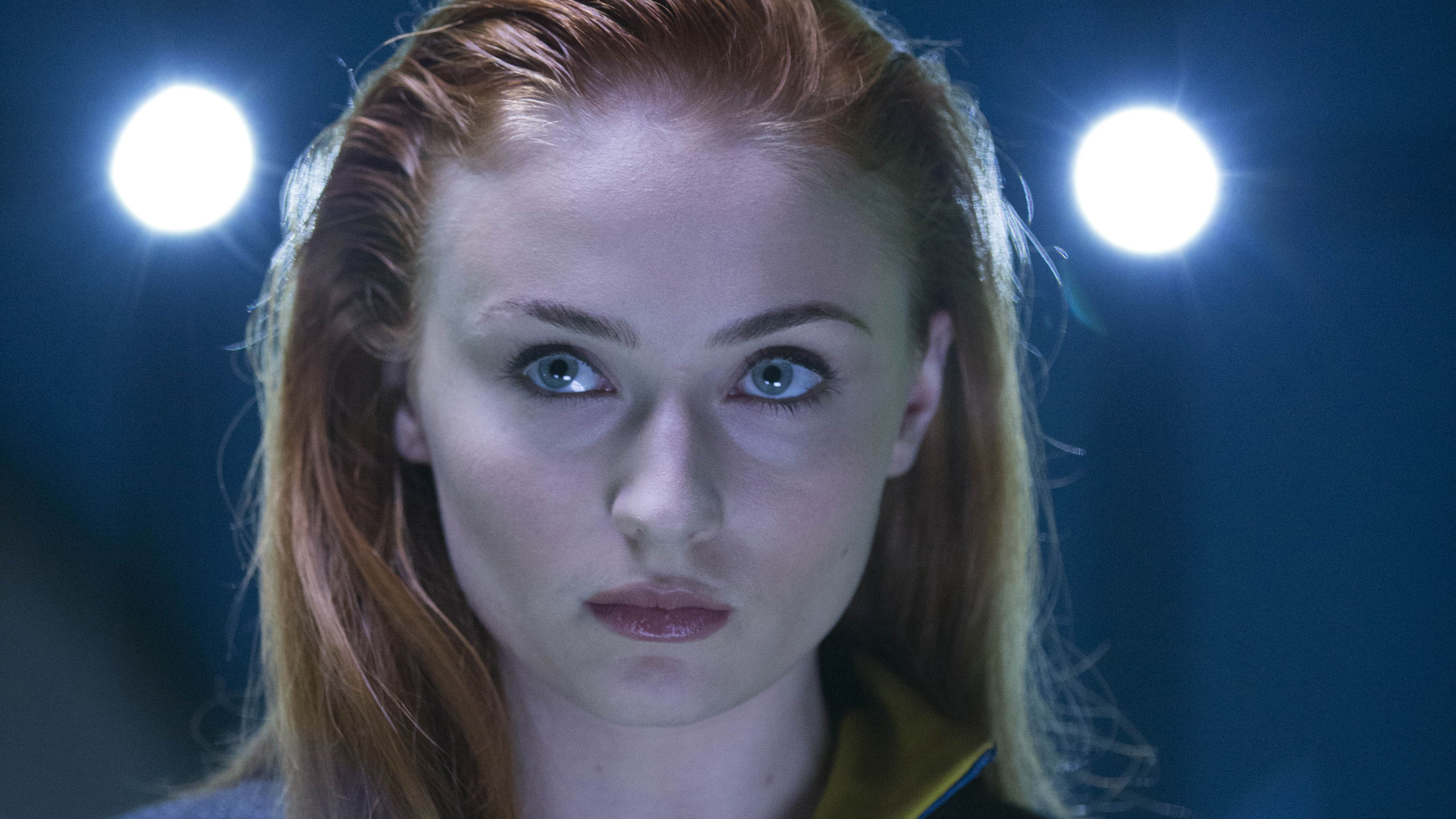 Wallpaper Sophie Turner, Jean Grey, X Men: Apocalypse, 4K, Movies