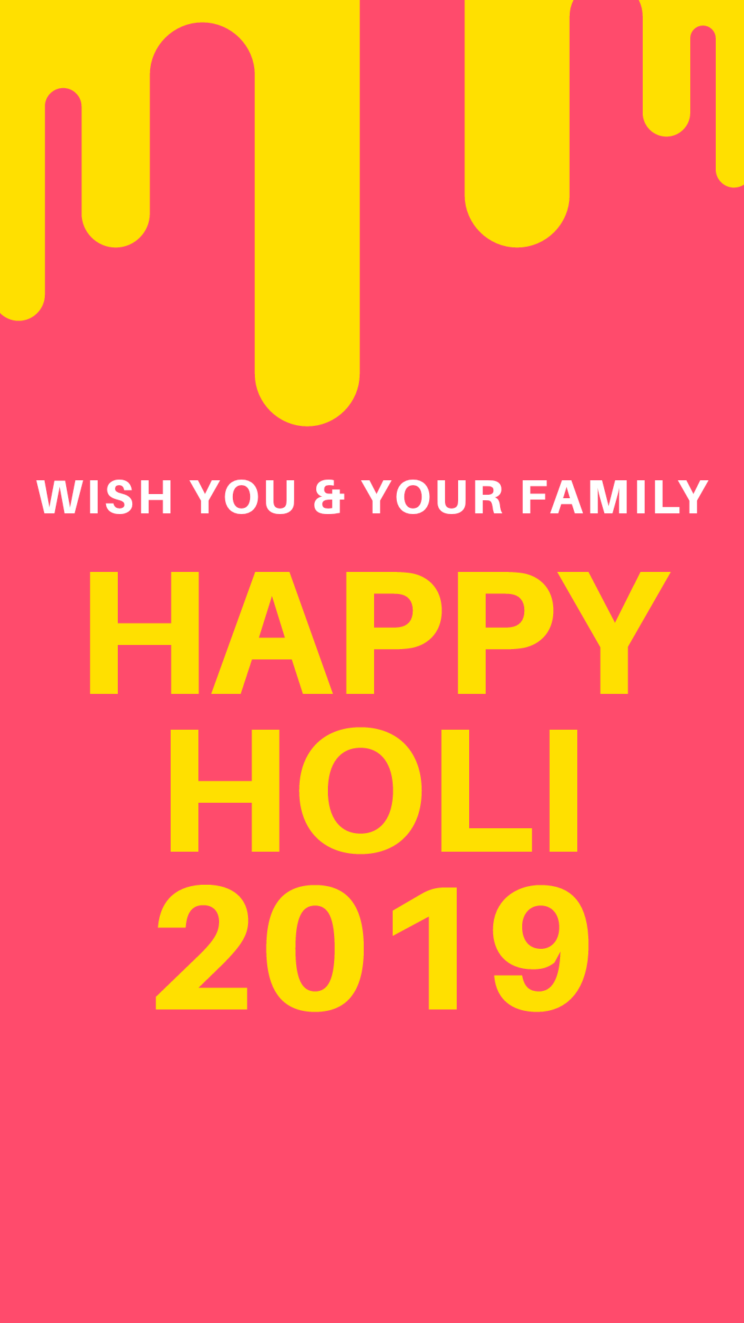 Happy Holi 2019 Image, Pics And Wallpaper