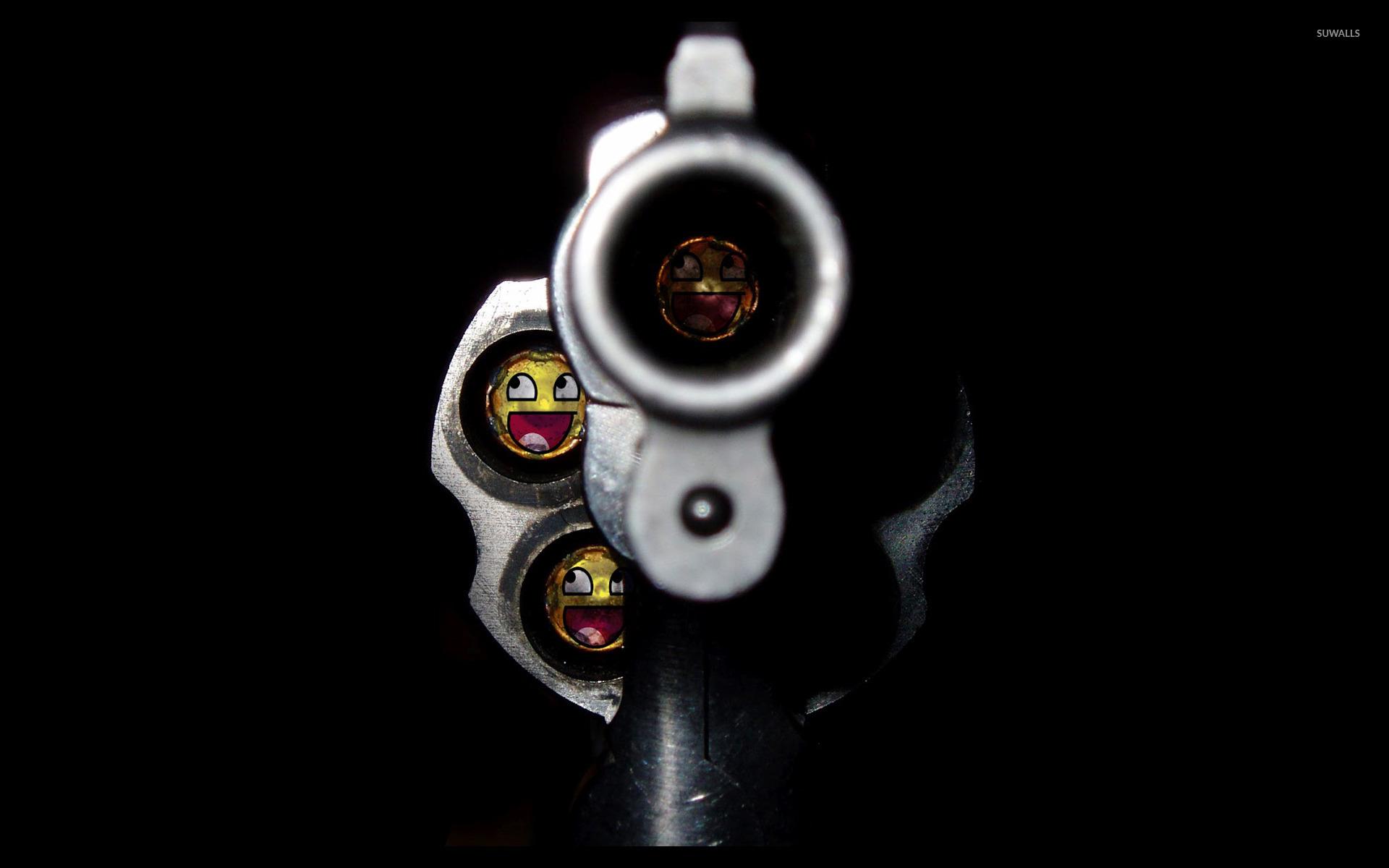 Awesome face bullets wallpaper wallpaper
