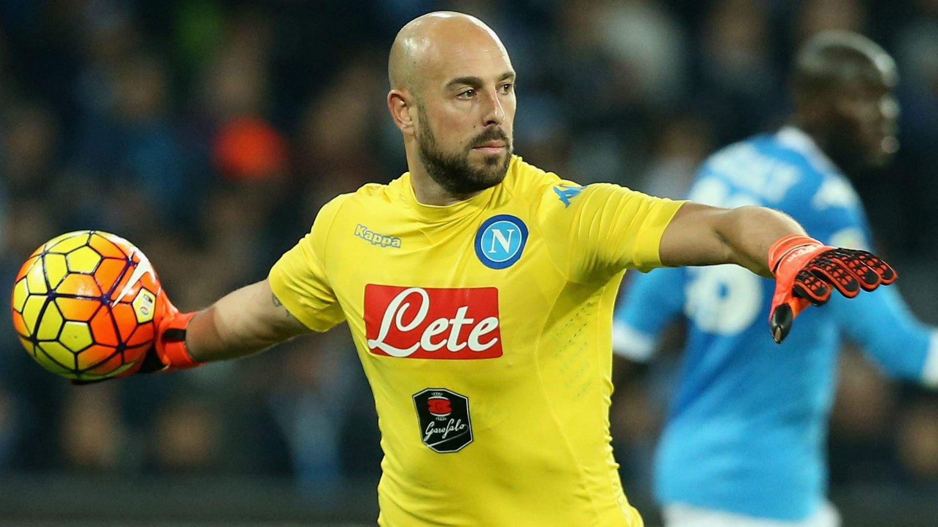 Reina: I don't care about Mancini's Sarri accusations