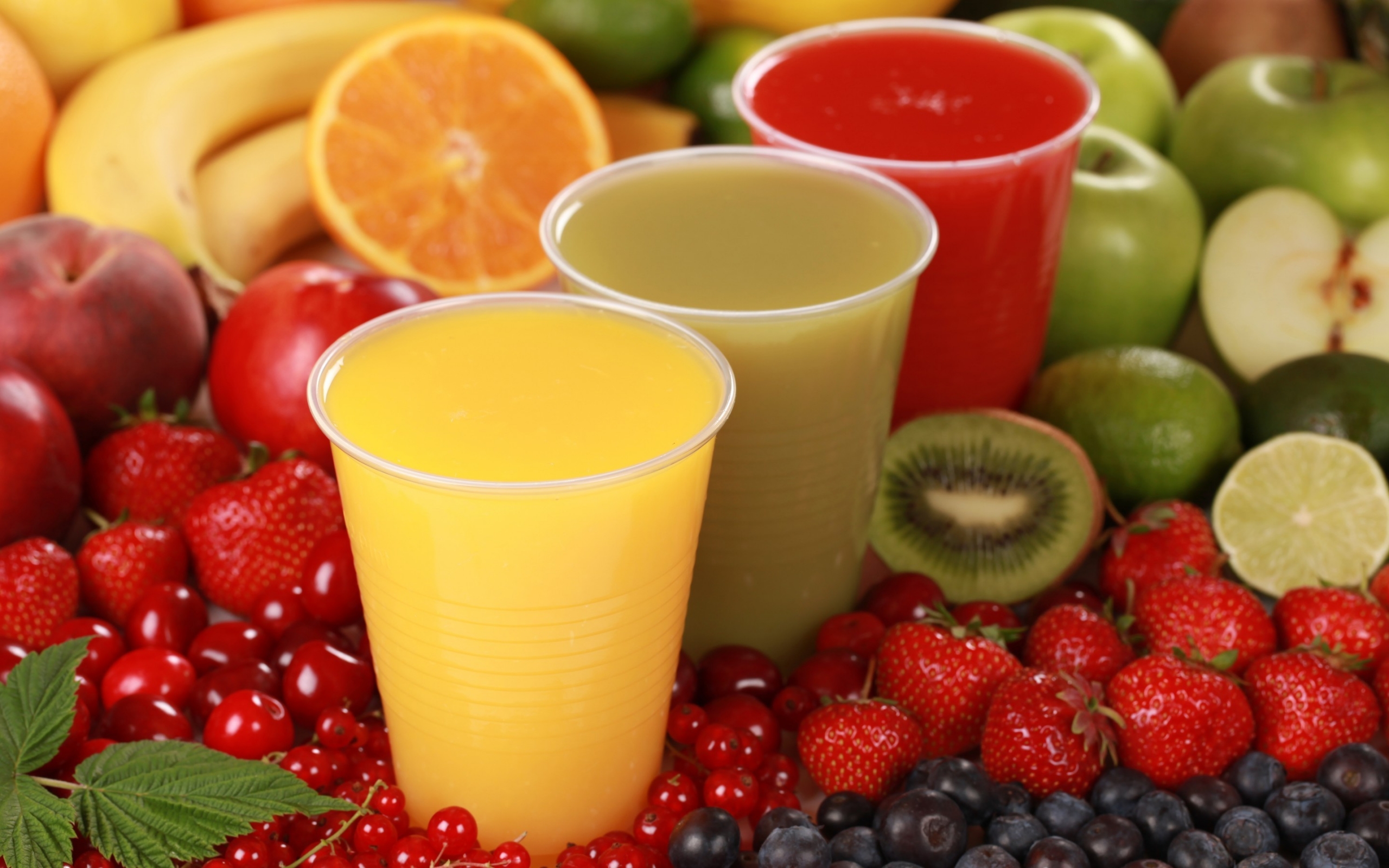 Fruits Juices HD Wallpaper
