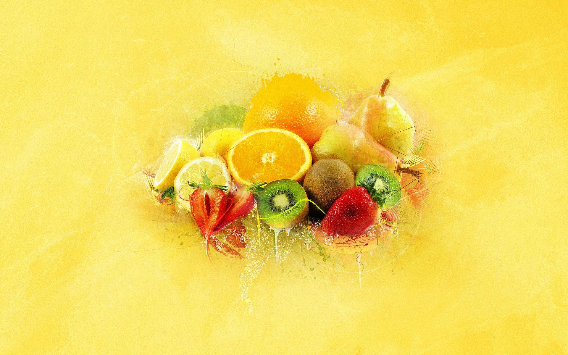 Fruits in juice HD wallpaper. HD Latest Wallpaper