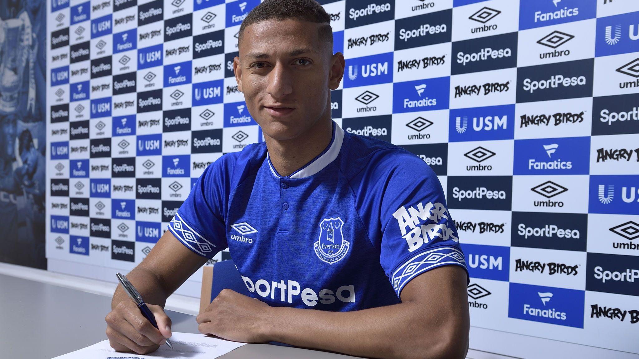 Everton Complete Signing Of Richarlison From Watford On Five Year