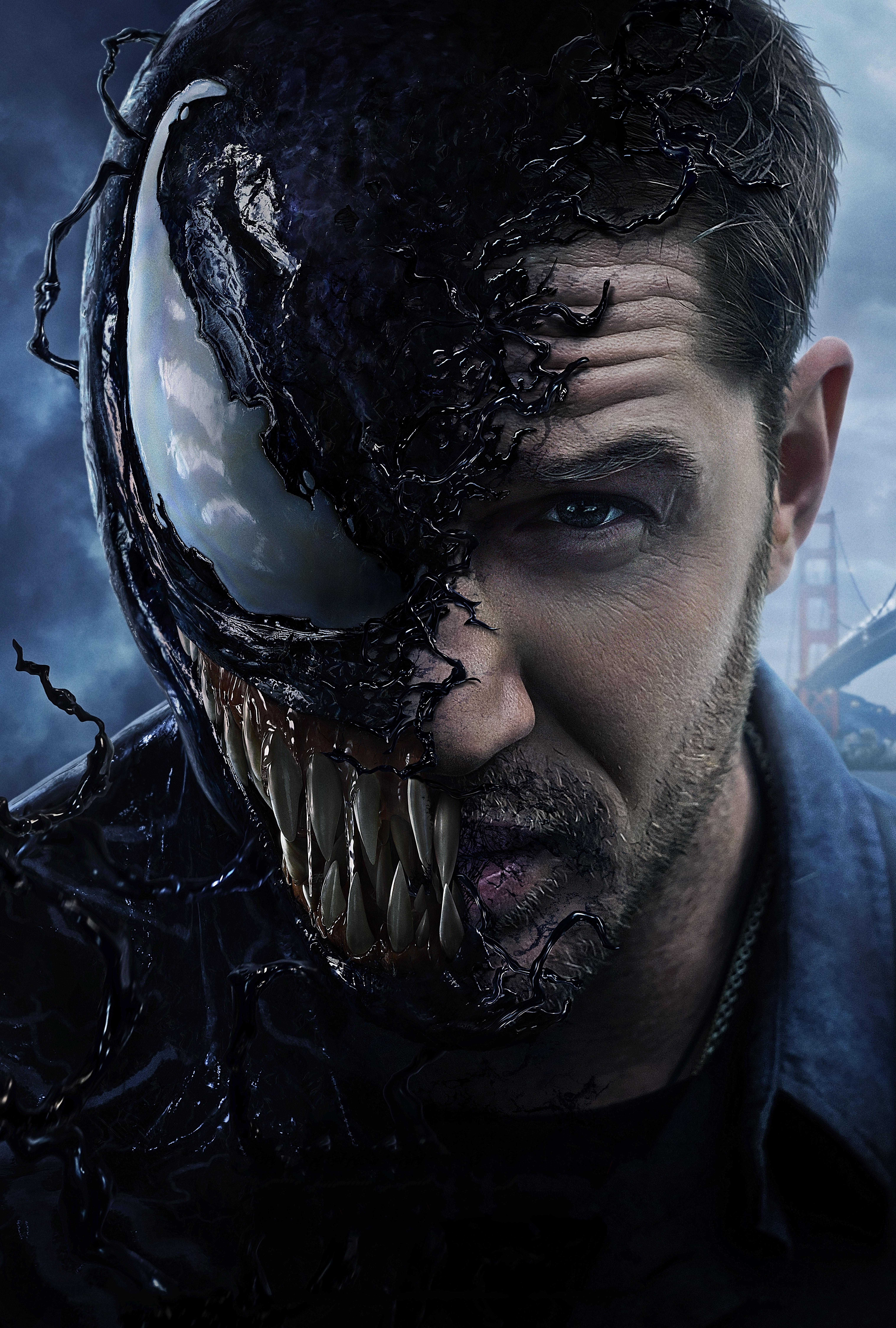Venom Tom Hardy 2018 Movie 5K Wallpaper