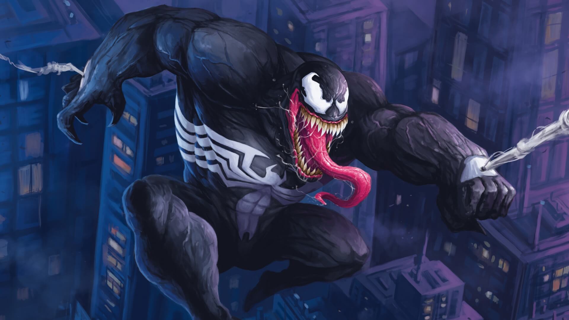 Venom spiderman Artwork 4k Wallpaper